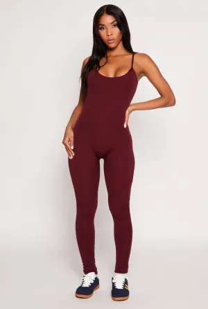 Activewear Scoop Neck Cami Catsuit