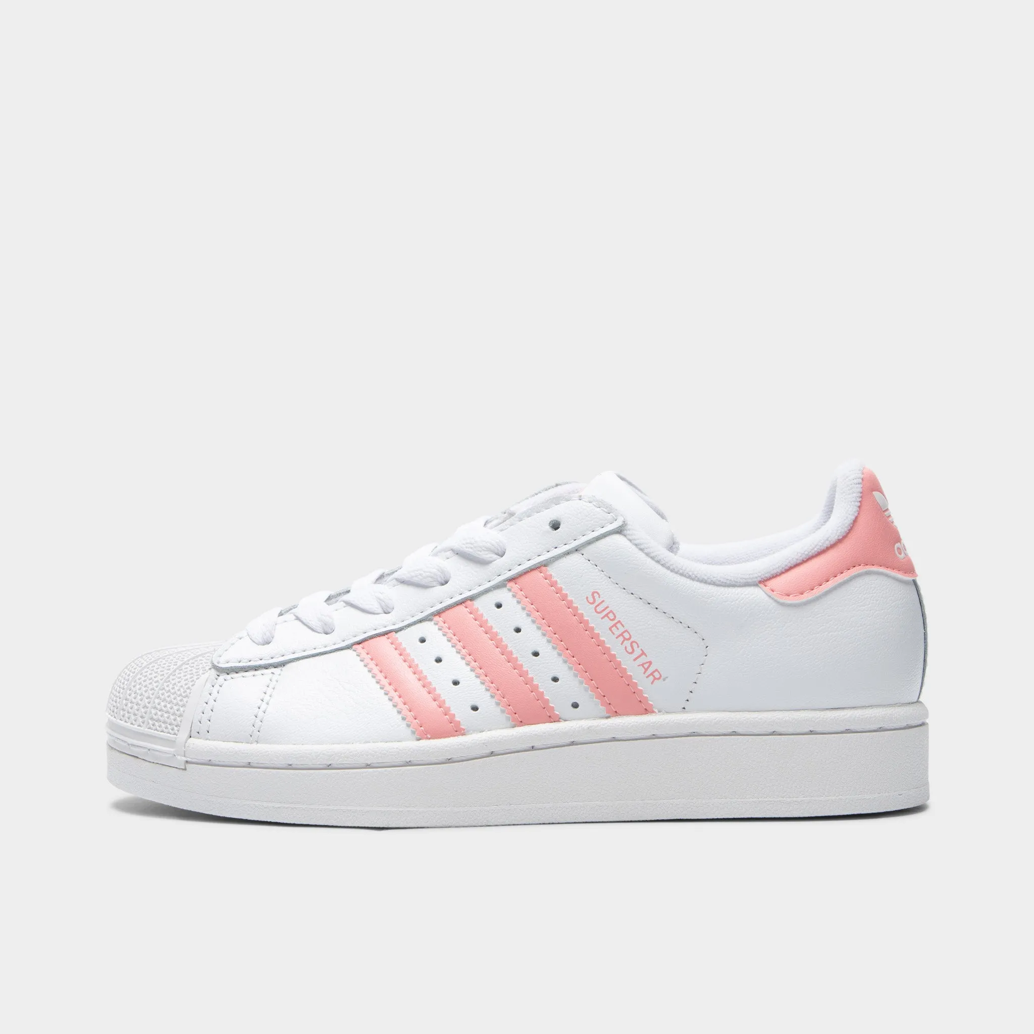 adidas Juniors' Superstar II White / Semi Pink Spark