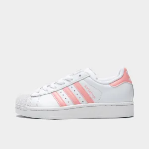 adidas Juniors' Superstar II White / Semi Pink Spark