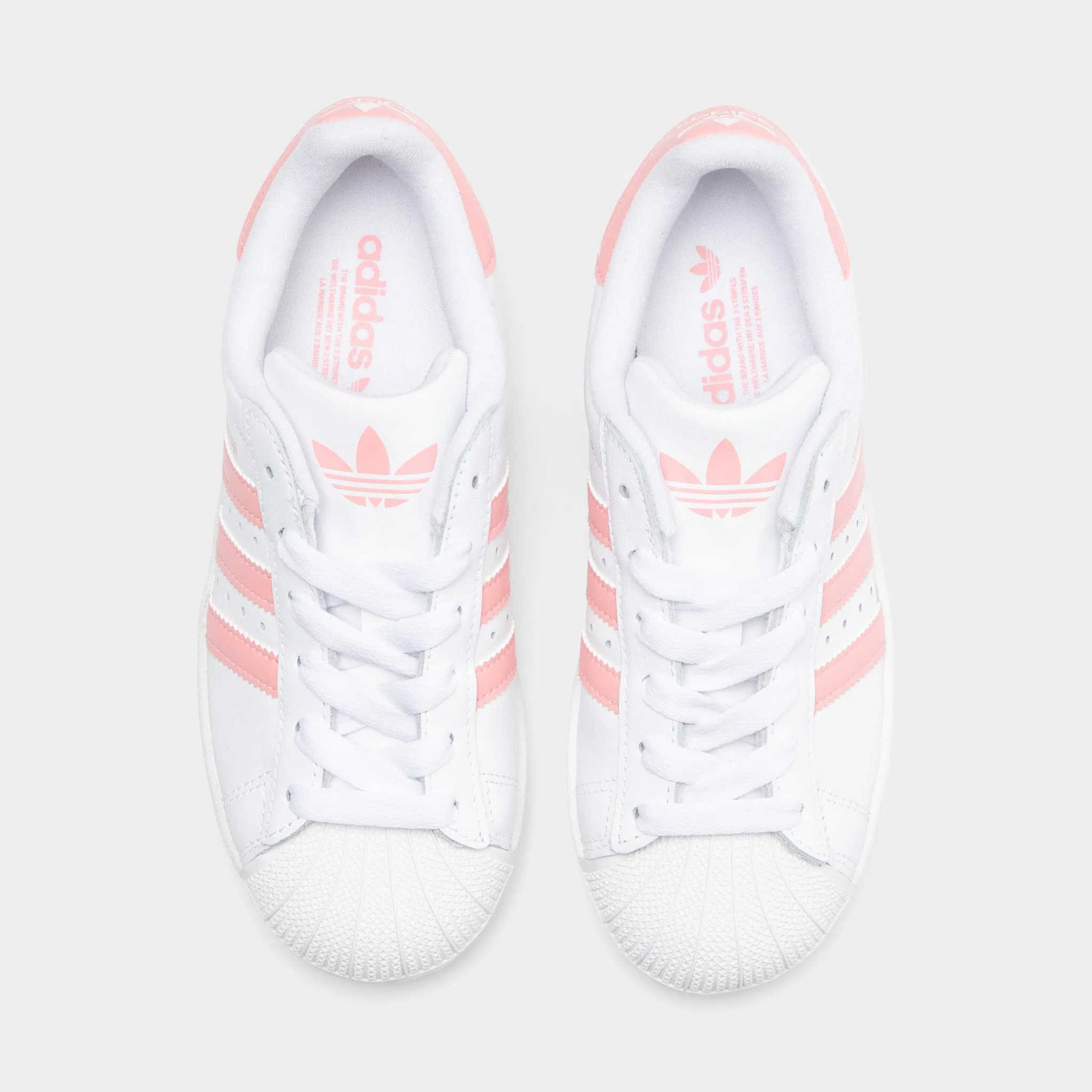 adidas Juniors' Superstar II White / Semi Pink Spark
