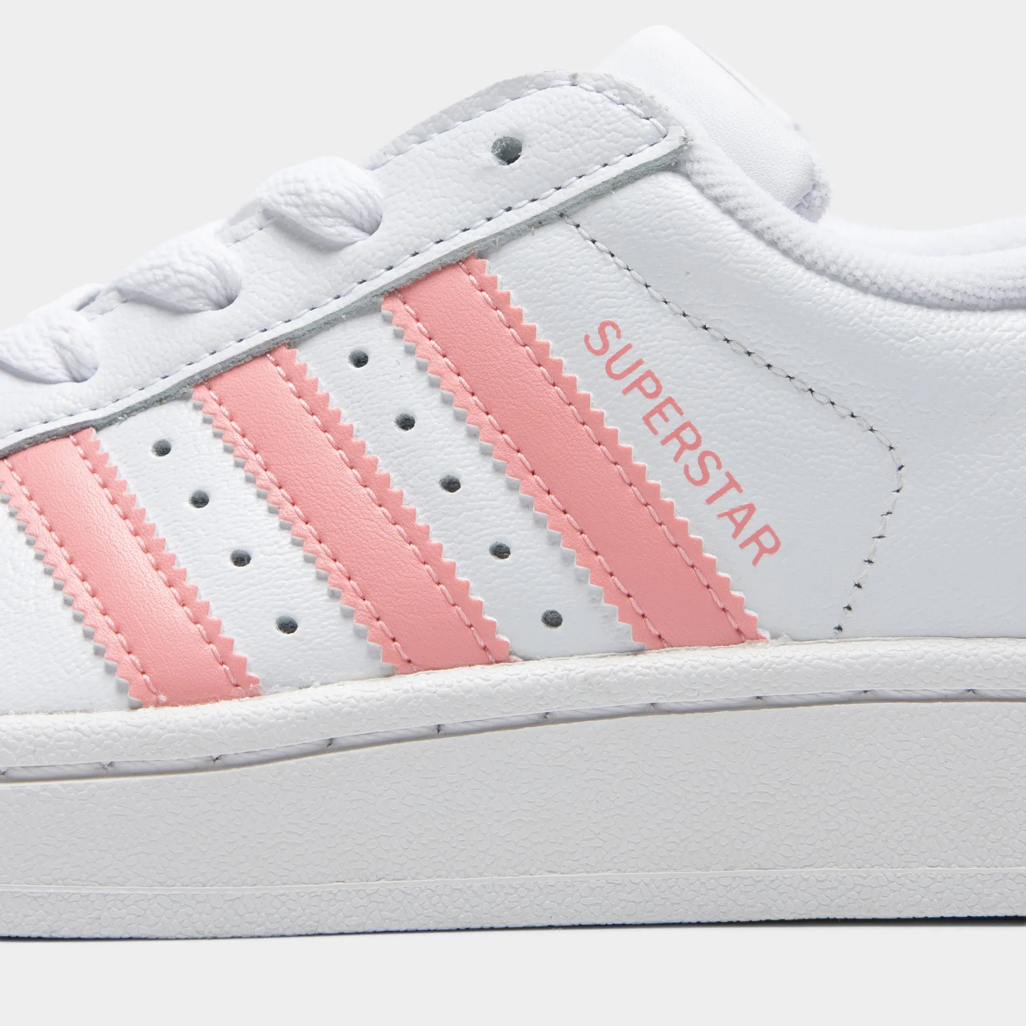 adidas Juniors' Superstar II White / Semi Pink Spark