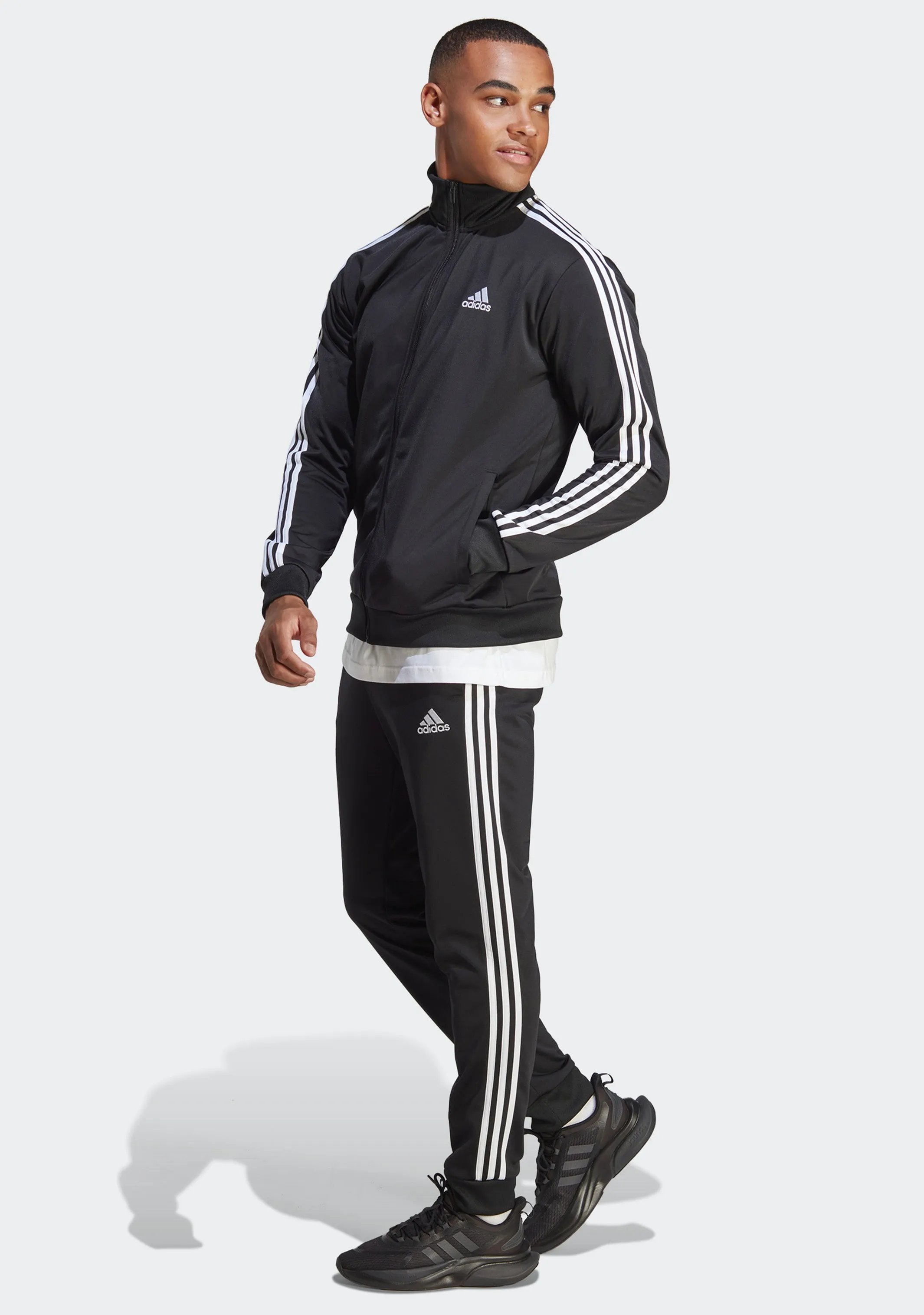 Adidas Men's Primegreen Essentials 3 Stripes Track Top