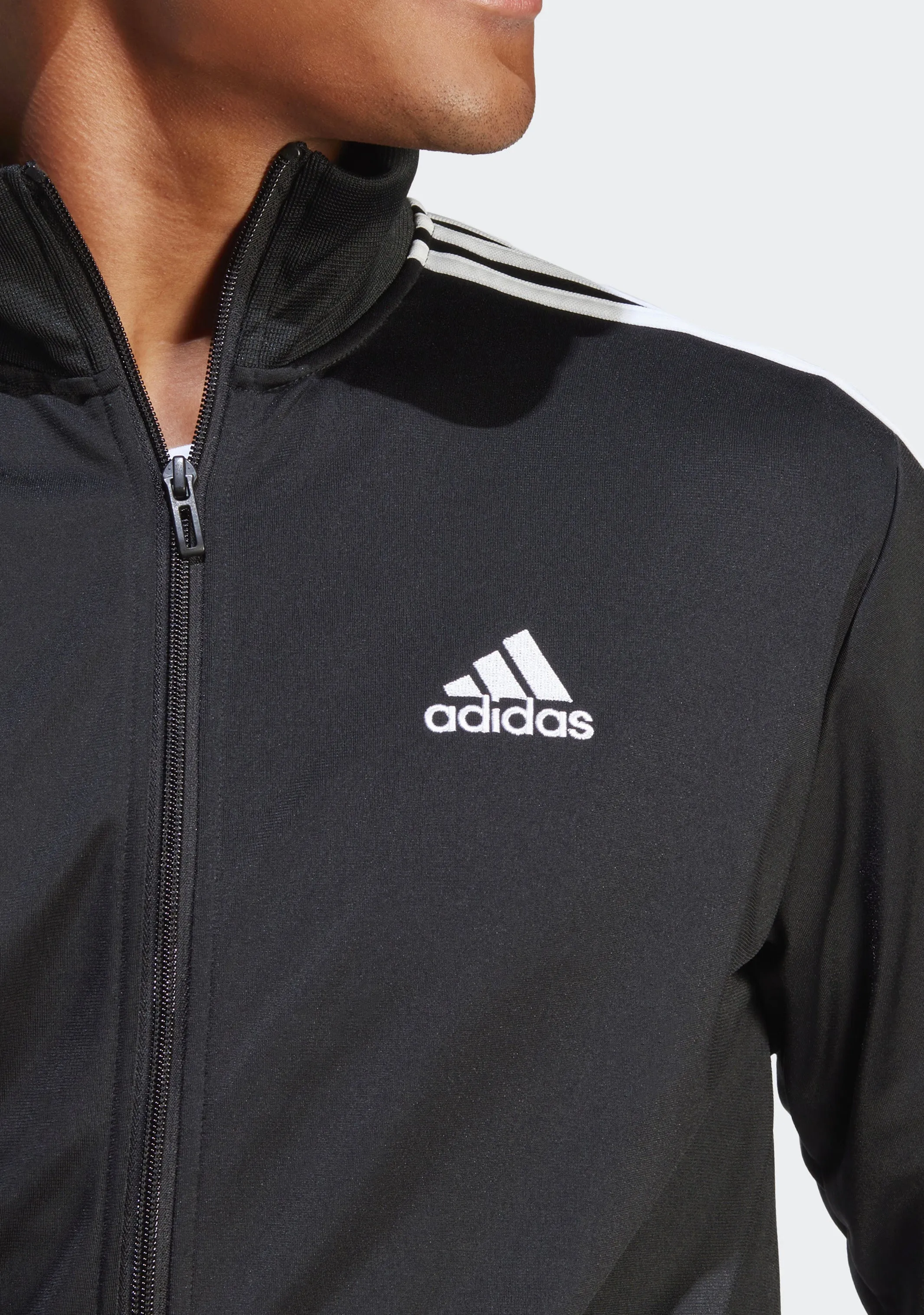 Adidas Men's Primegreen Essentials 3 Stripes Track Top