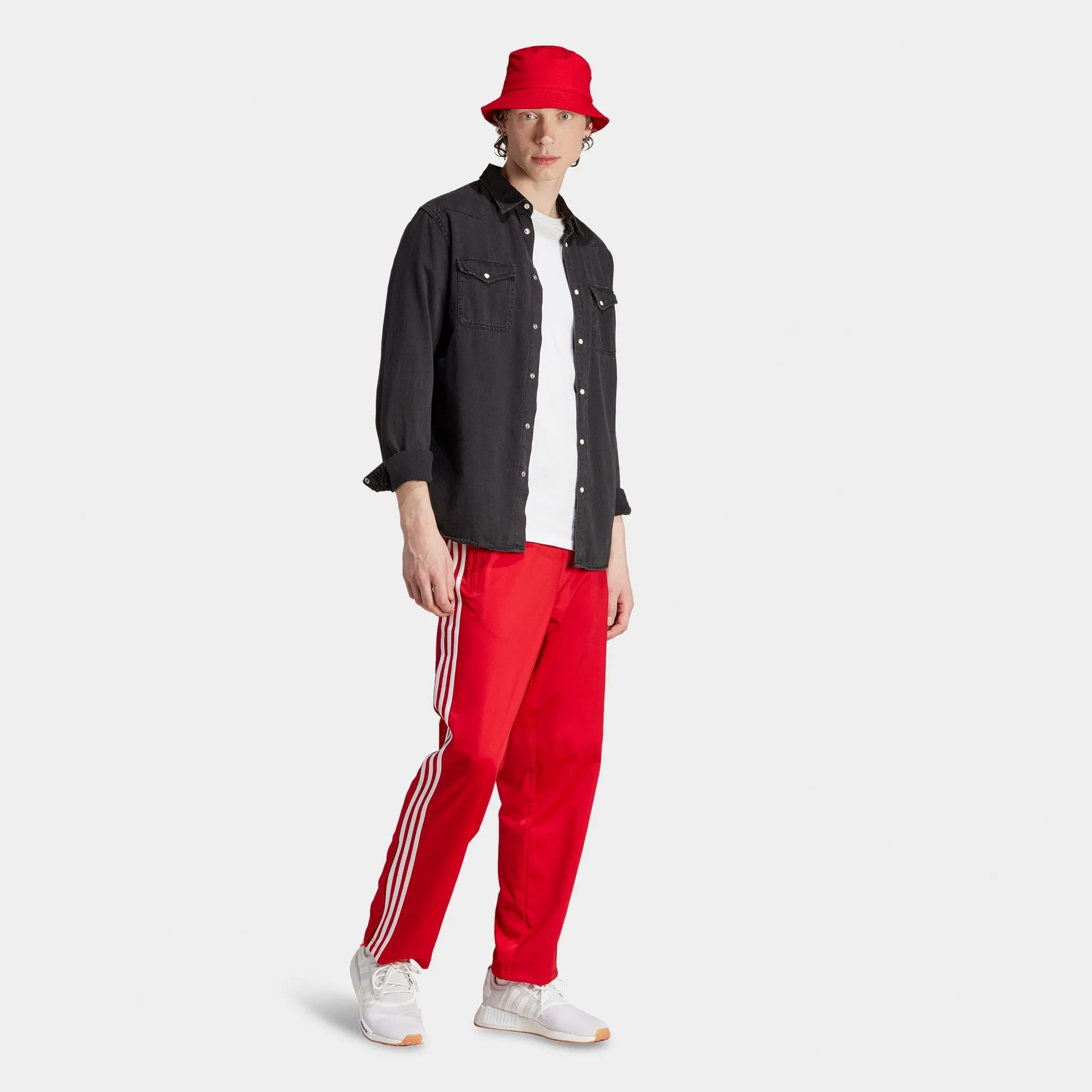 adidas Originals Adicolor Firebird Track Pants Better Scarlet / White