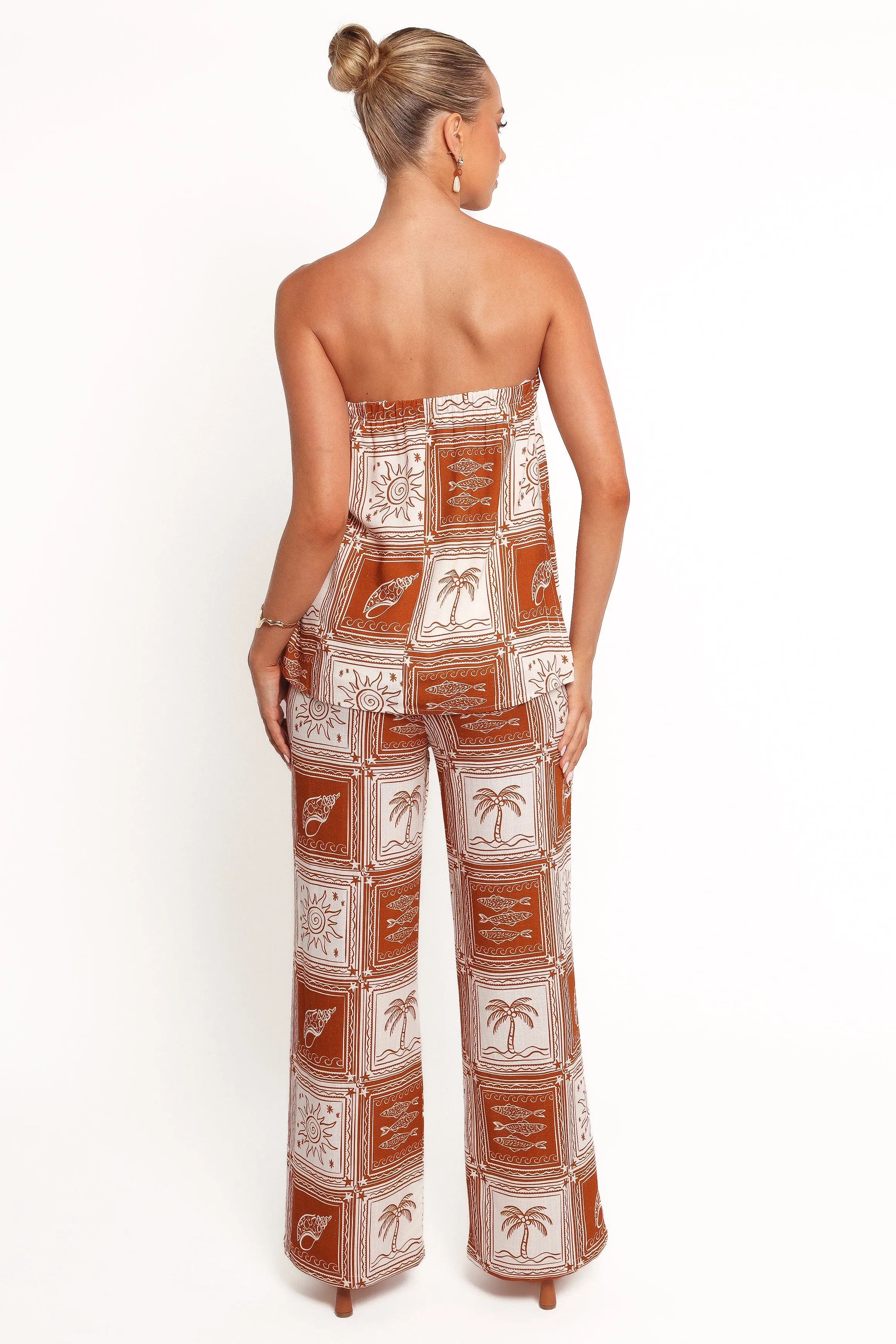 Alya Wide Leg Pants - Kohana Print