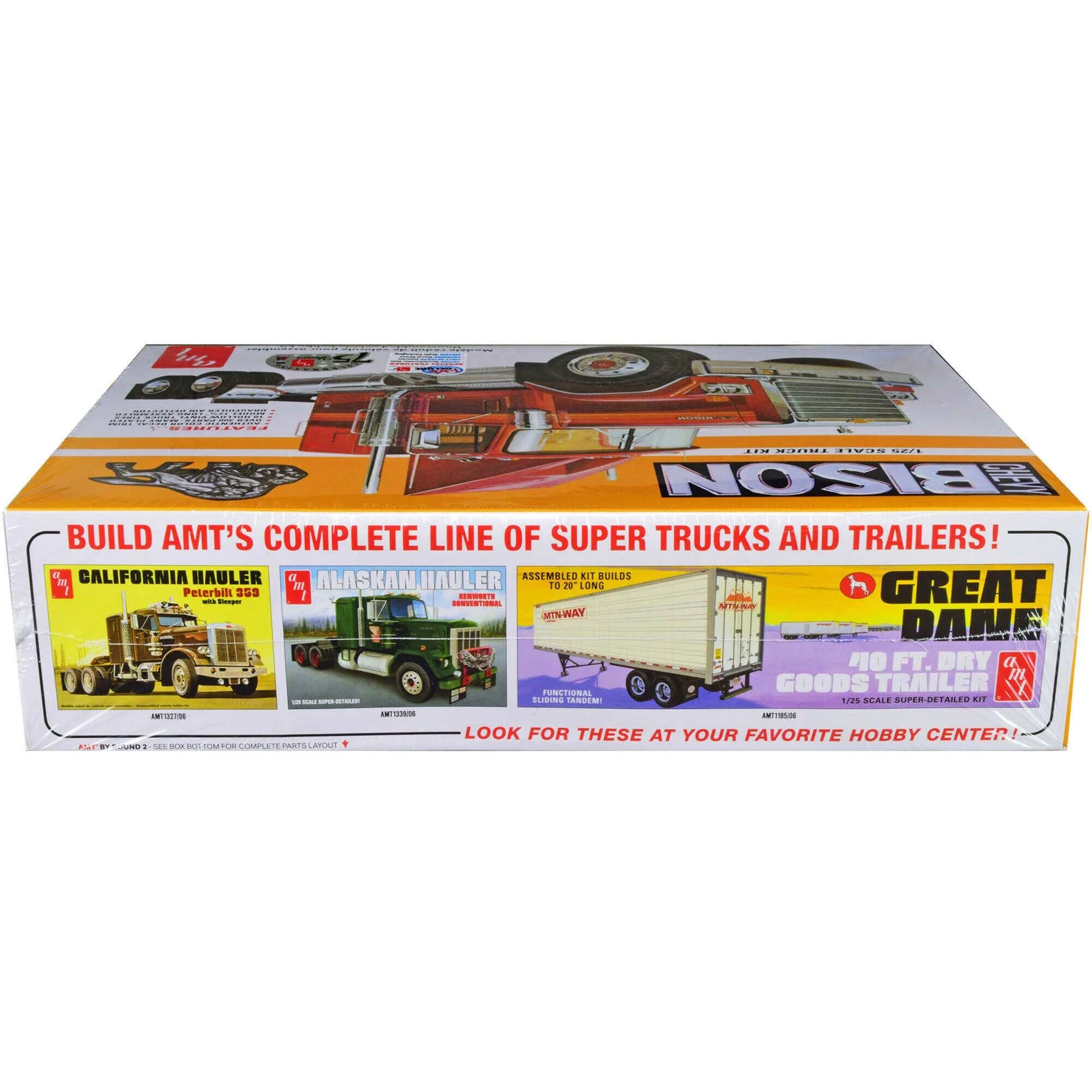 AMT Skill 3 1/25 Scale Model Kit - Chevrolet Bison Truck Tractor