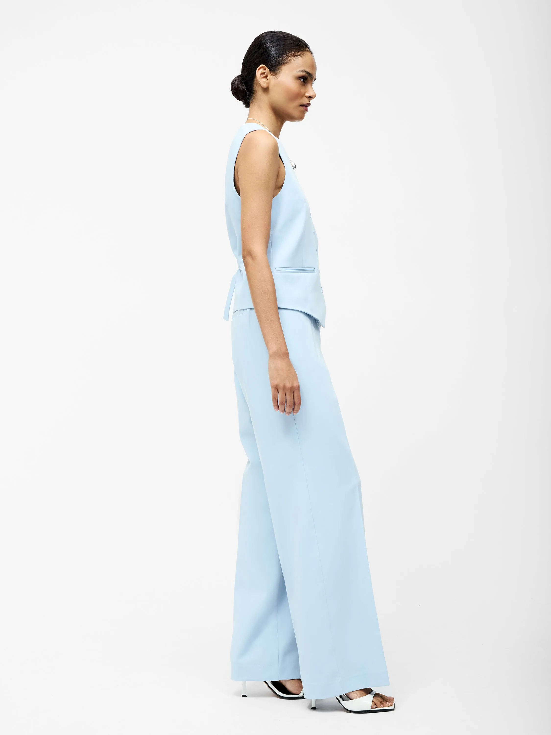 Angie Tailored Wide Leg Trousers
