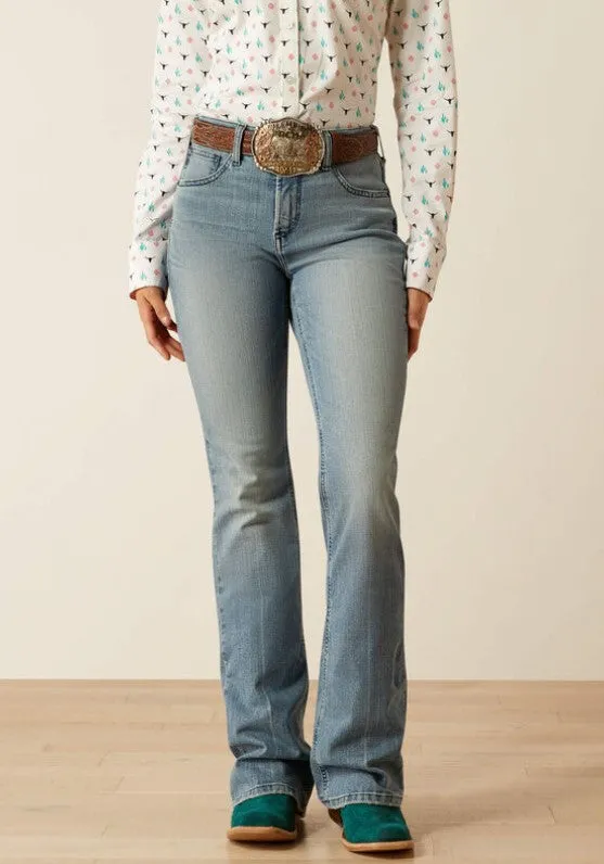 Ariat Ladies 10048276 High Rise Bessie Boot Cut Jean