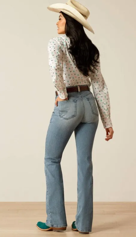 Ariat Ladies 10048276 High Rise Bessie Boot Cut Jean