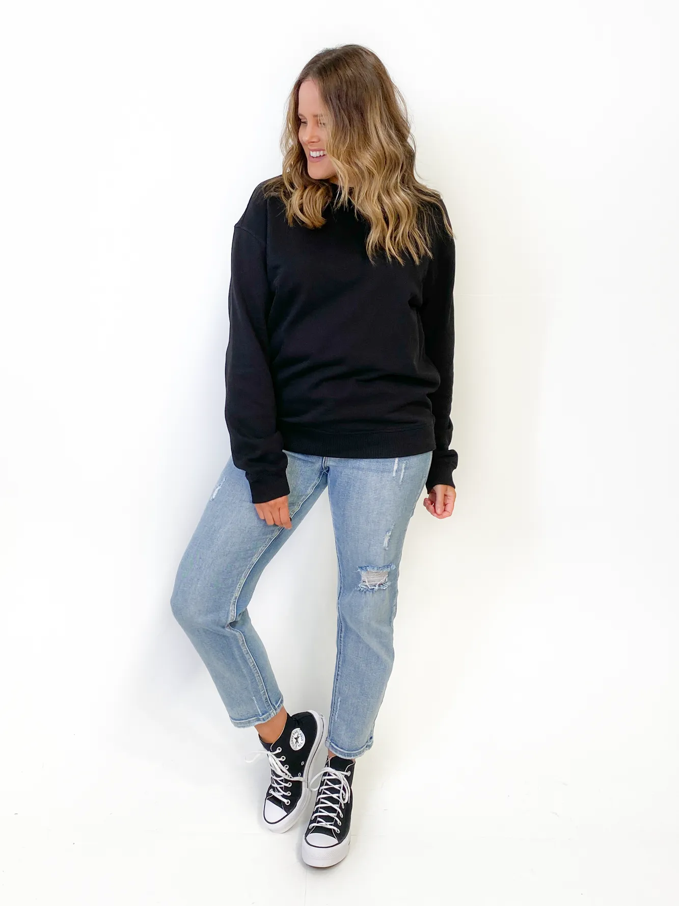 AS Colour Premium Crew Black