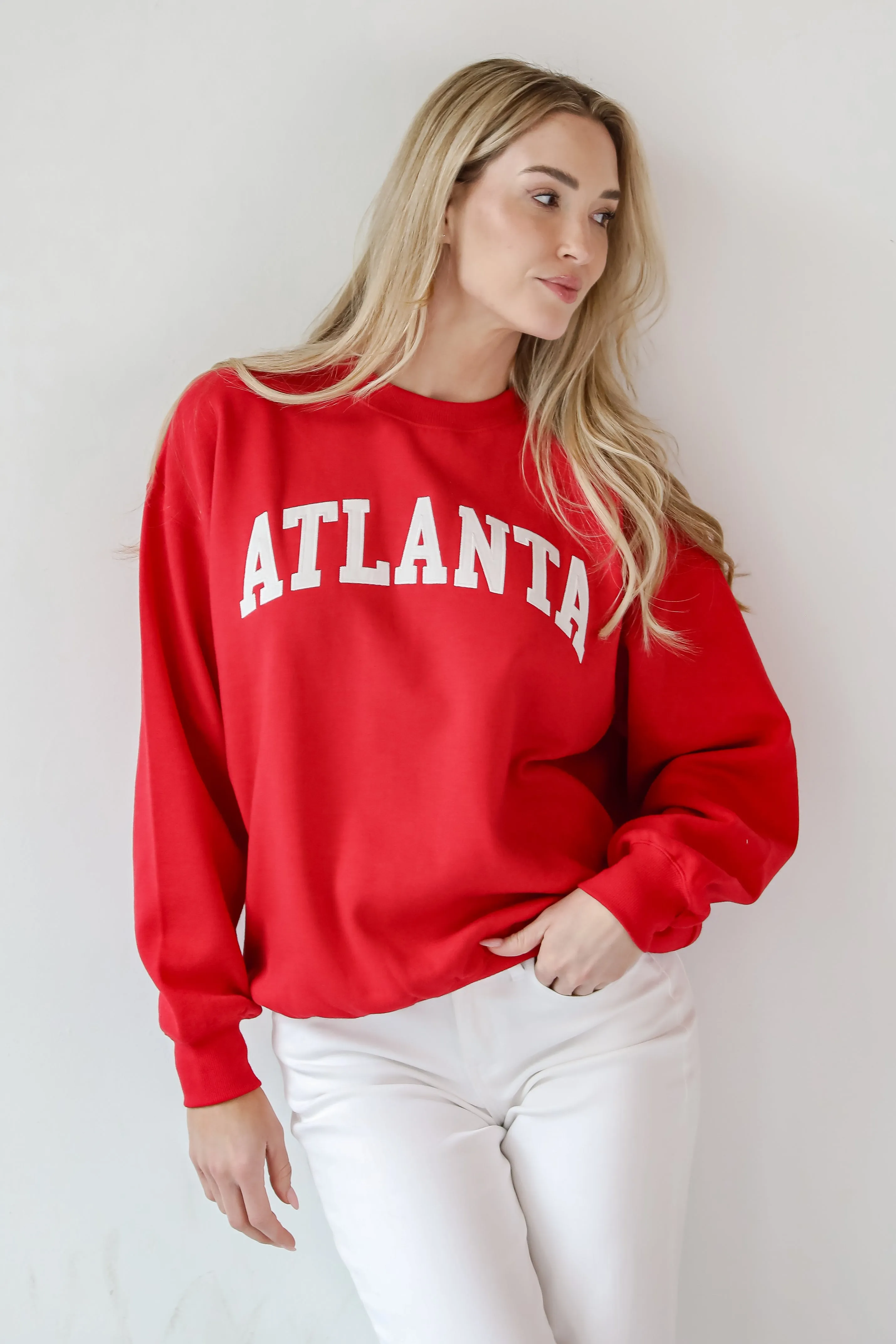 Atlanta Embroidered Sweatshirt