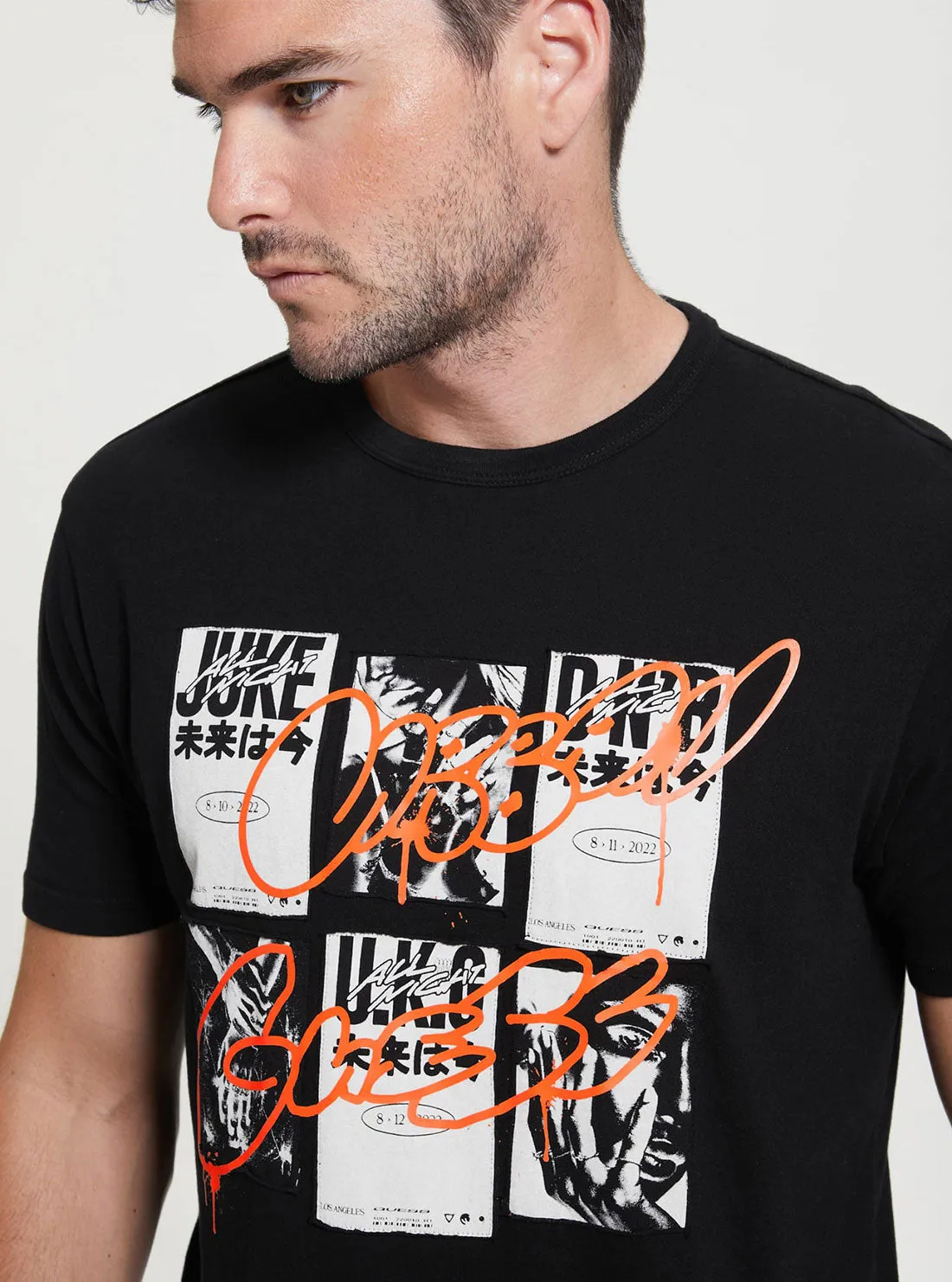 Black Rave Poster T-Shirt