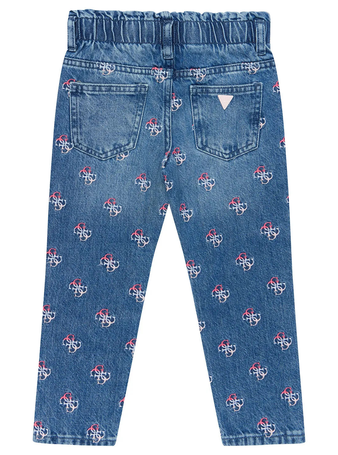 Blue Denim Paper Bag Jeans (2-7)