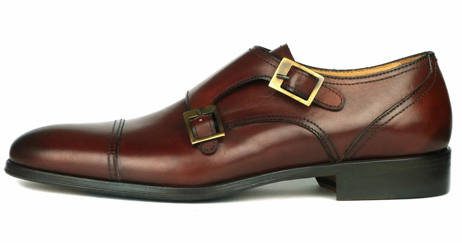 Bourne Monk Strap SB Conker Brown