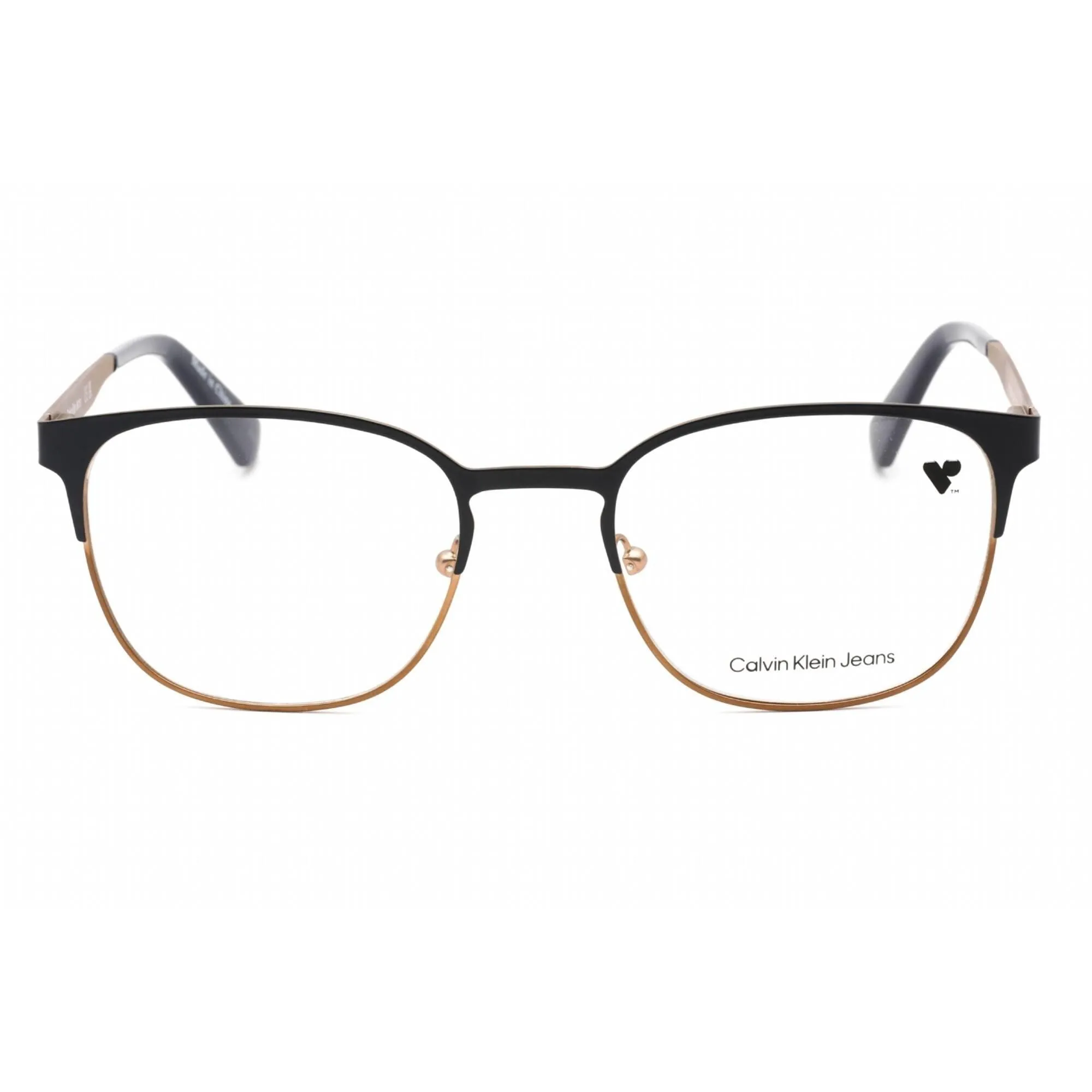 Calvin Klein Jeans Men's Eyeglasses - Matte Copper Metal Square Frame | CKJ21225 220