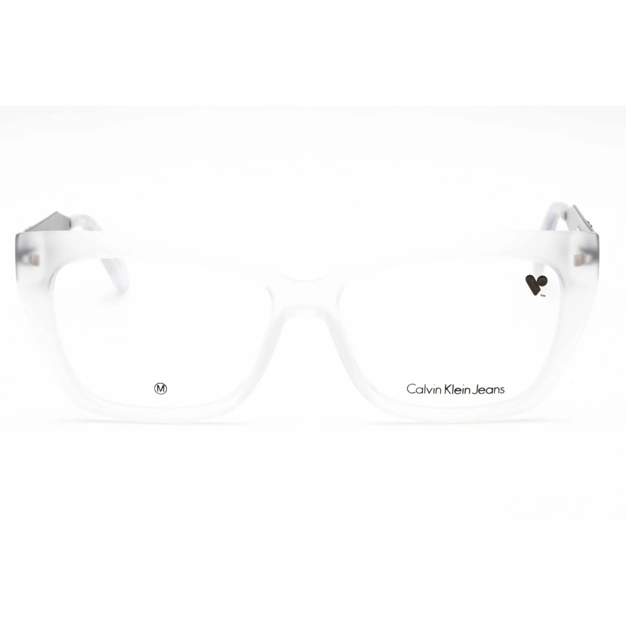 Calvin Klein Jeans Women's Eyeglasses - Crystal Clear Square Frame | CKJ23618 971