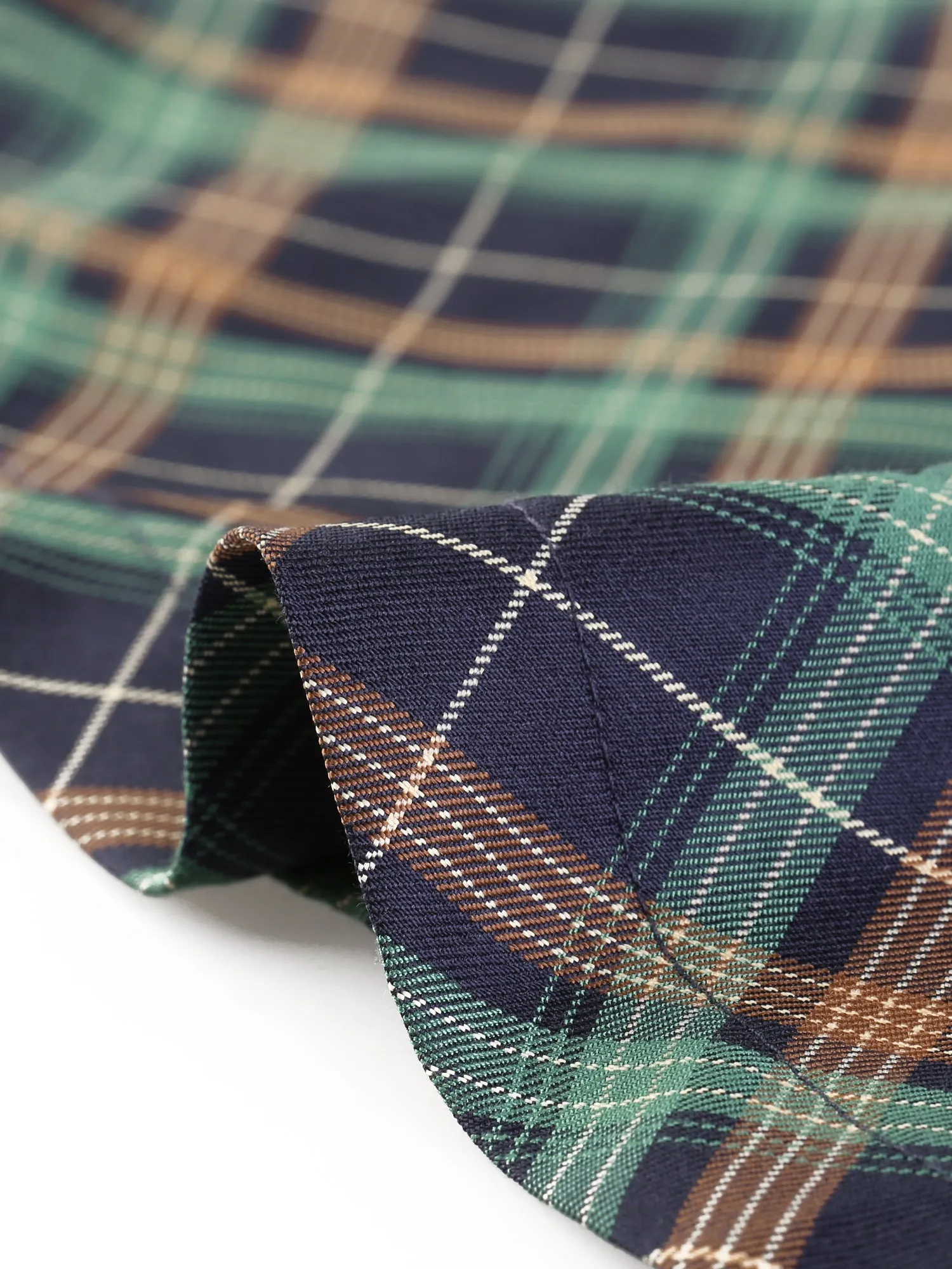 Christmas Tartan Plaid High Waist Belted Vintage A-Line Midi Skirt