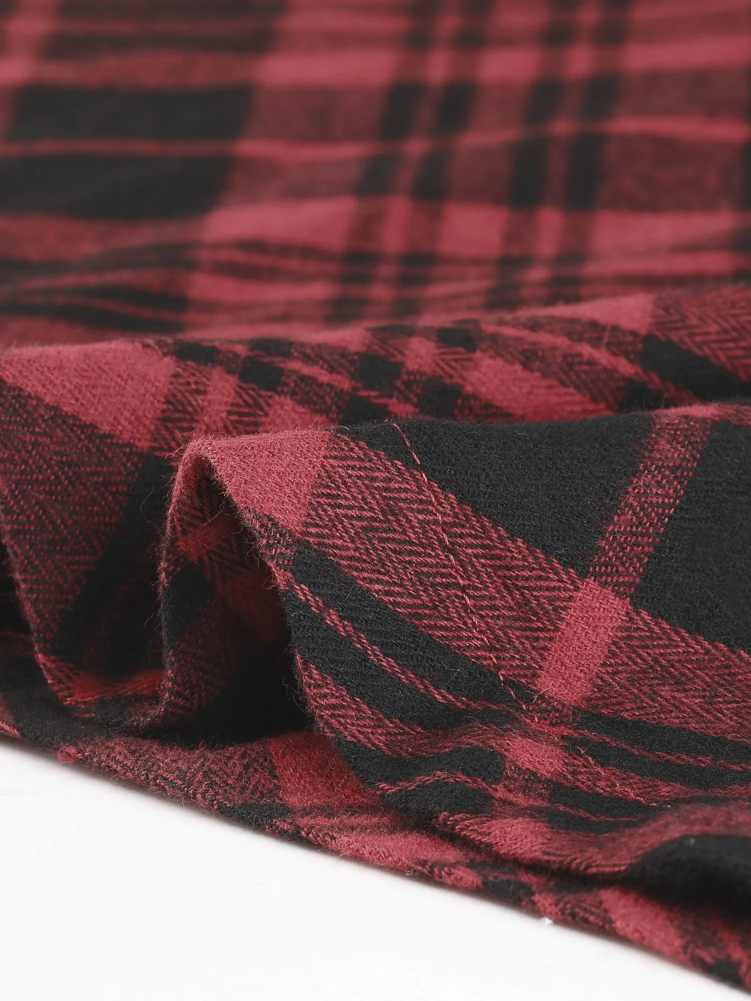 Christmas Tartan Plaid High Waist Belted Vintage A-Line Midi Skirt
