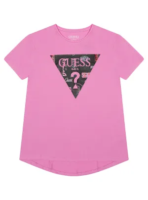 Ciclamino Pink Logo T-Shirt (7-16)