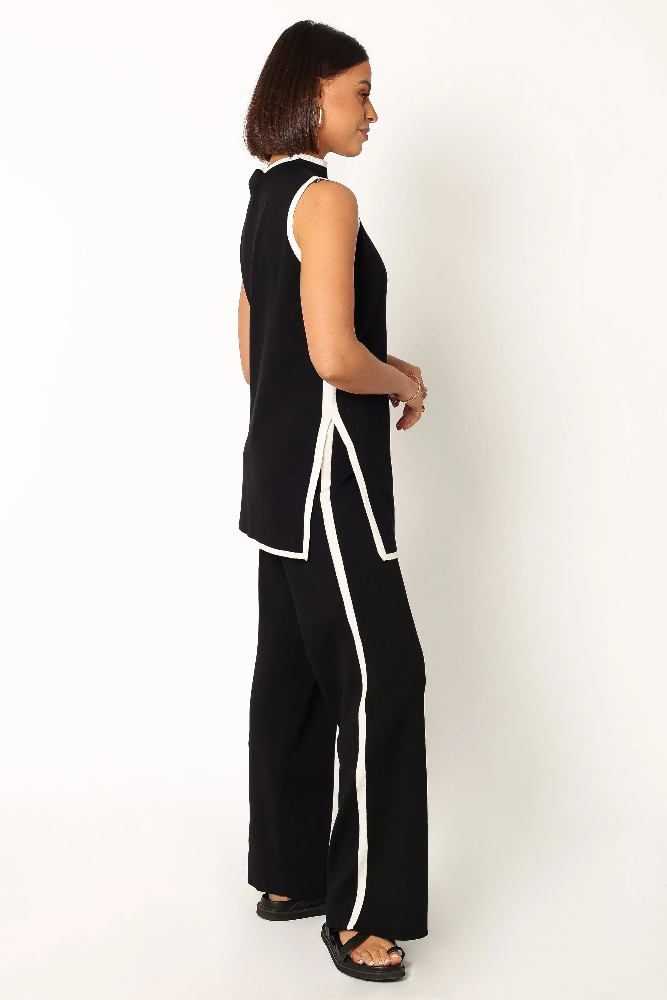 Collins Knit Pant - Black