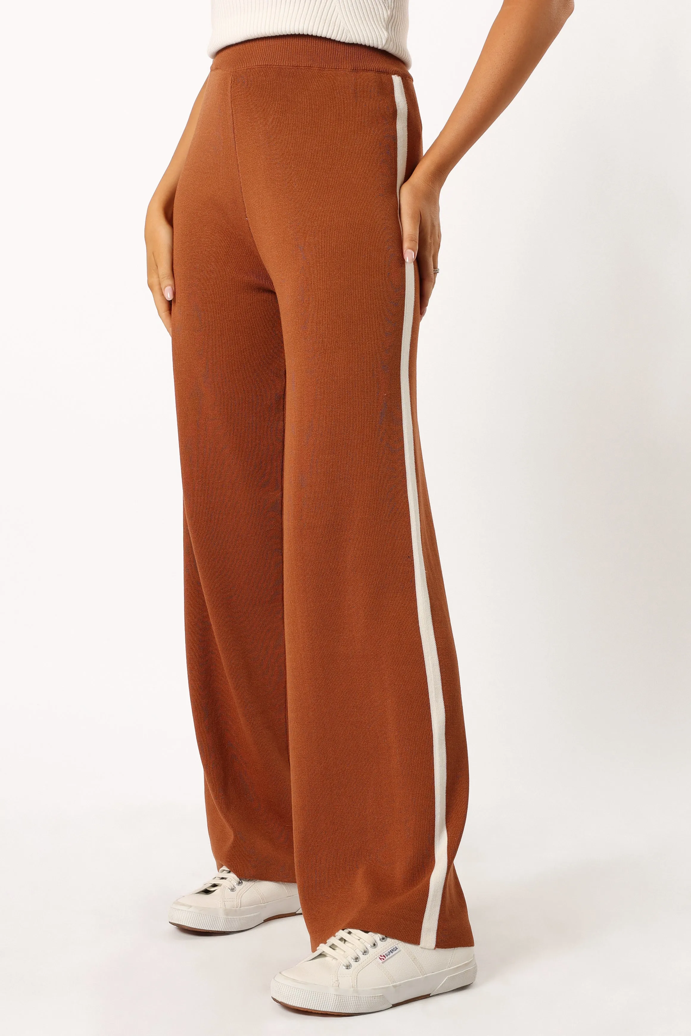 Collins Knit Pant - Brown