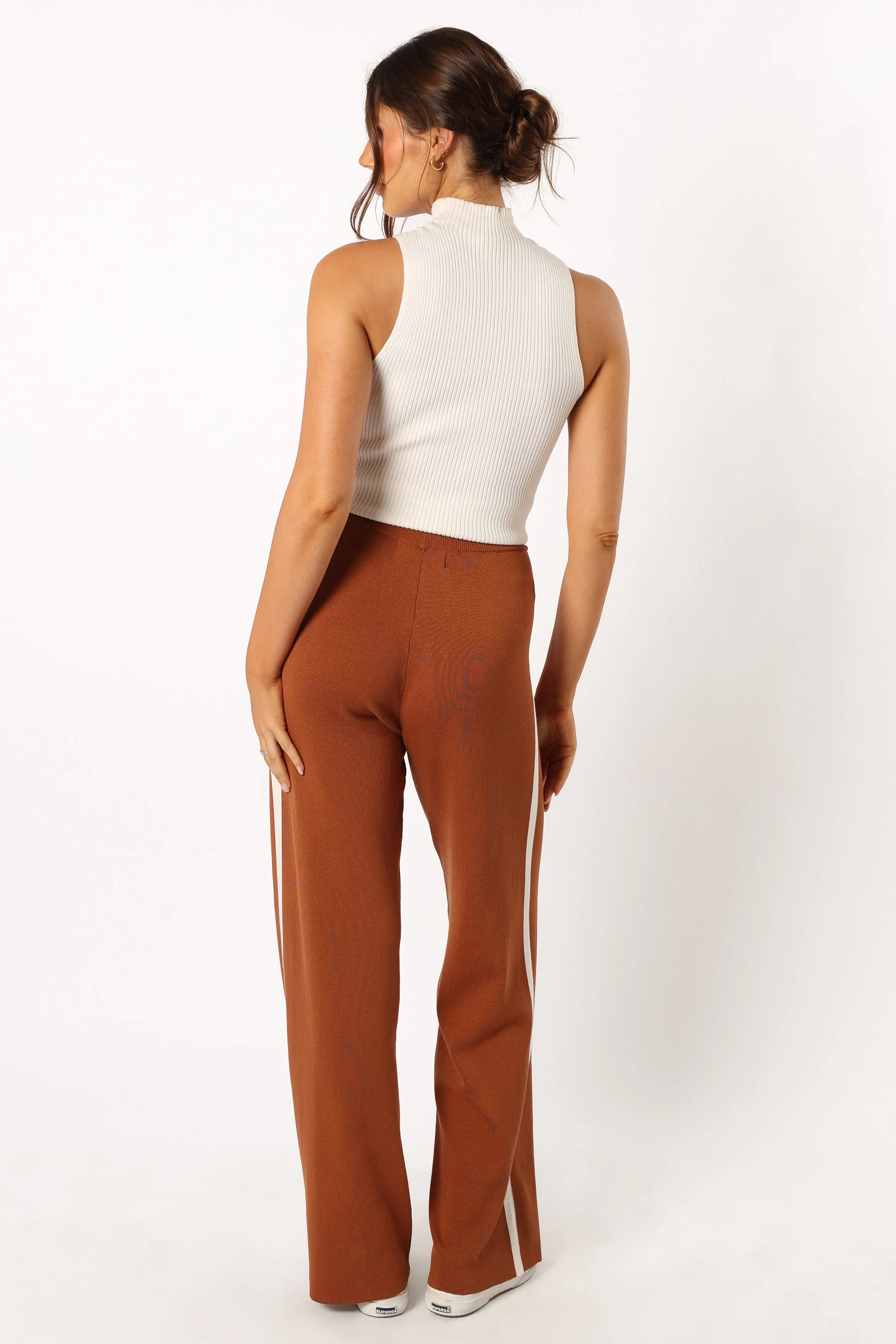 Collins Knit Pant - Brown