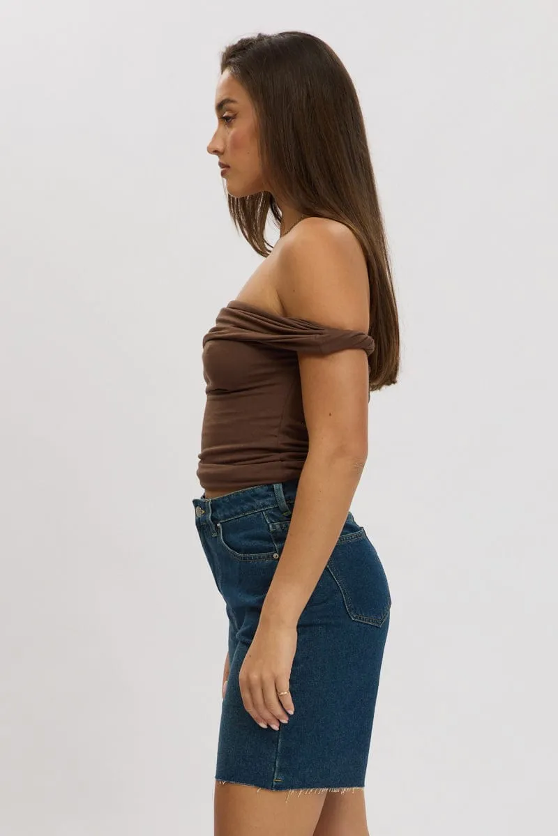 Denim Jorts High Rise