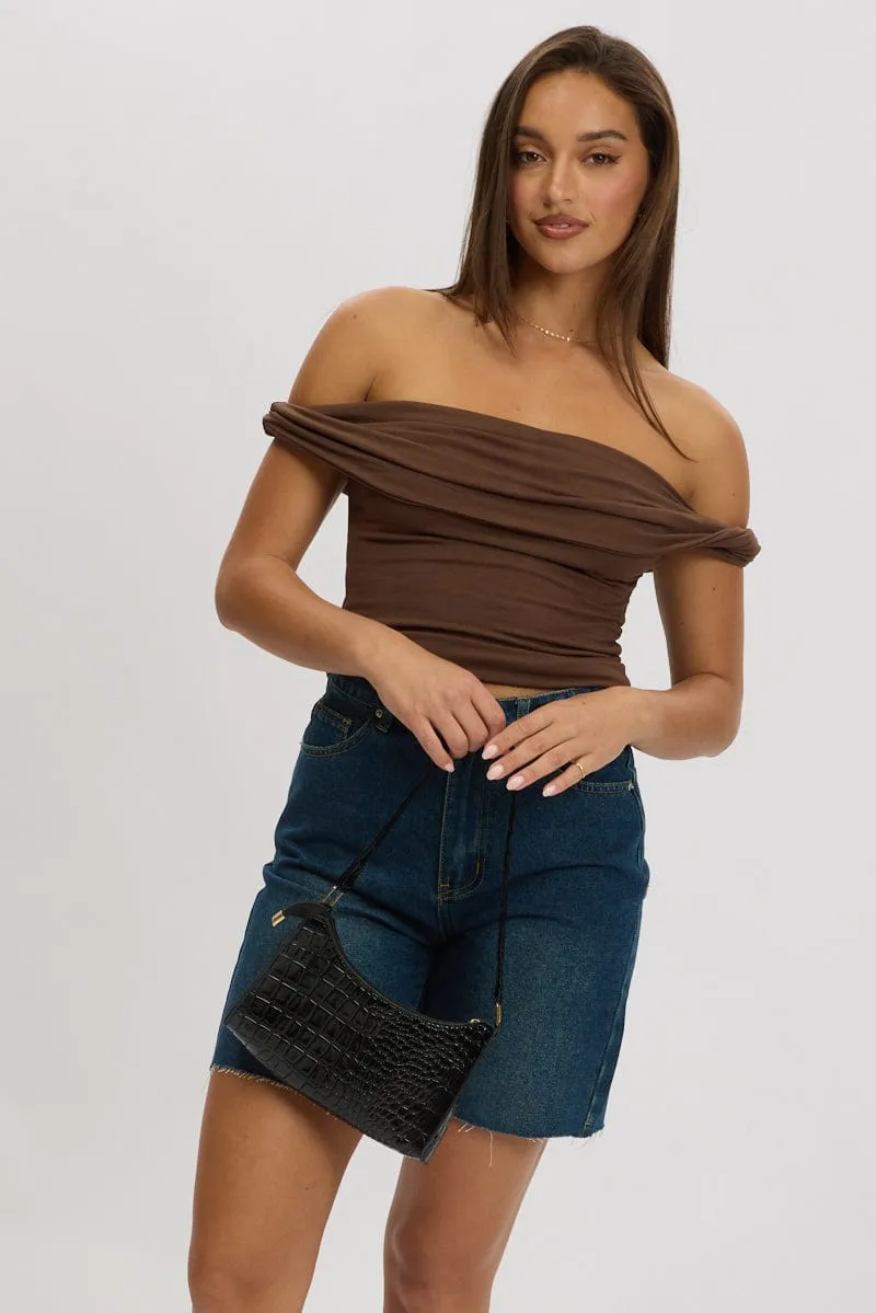 Denim Jorts High Rise