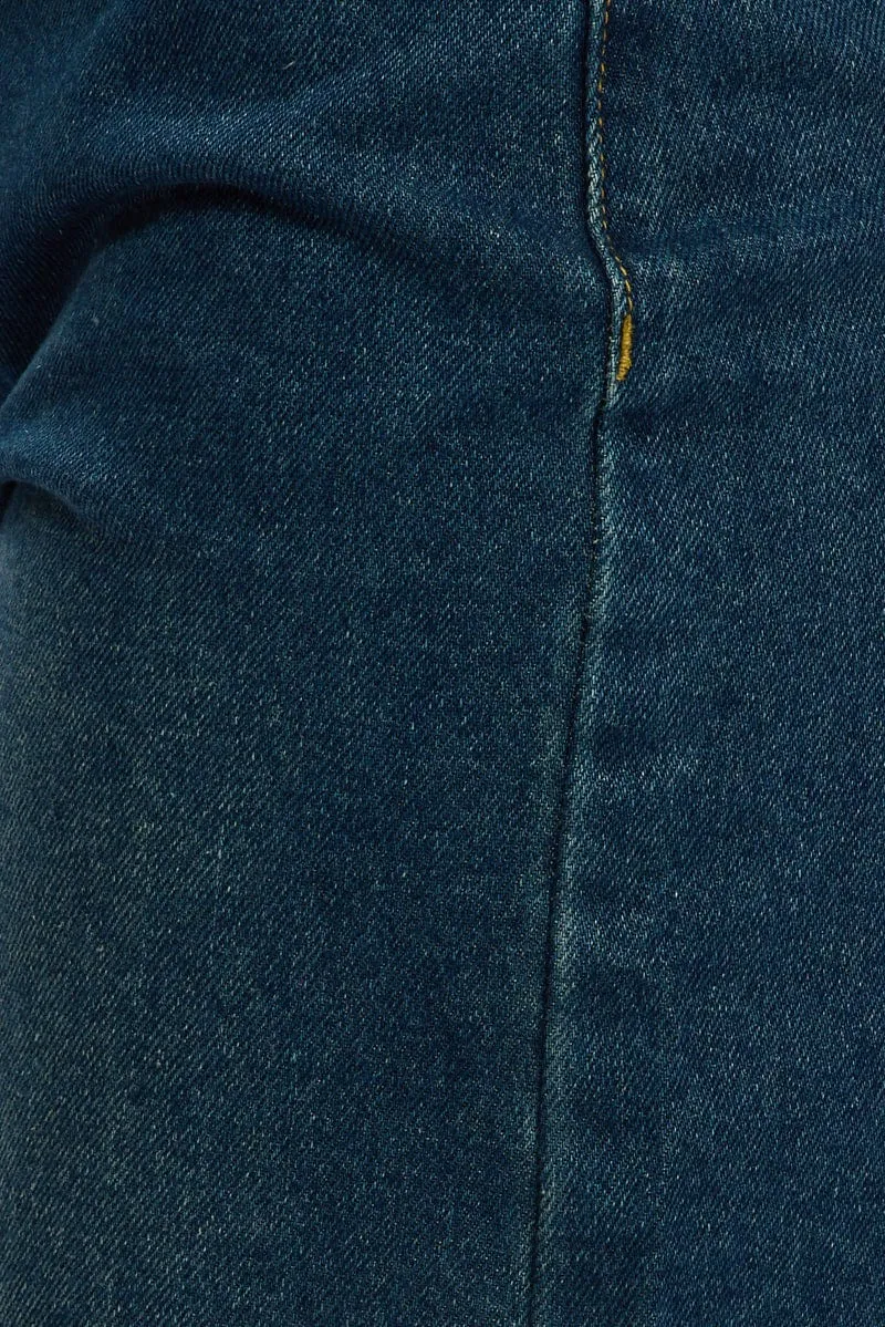 Denim Jorts High Rise