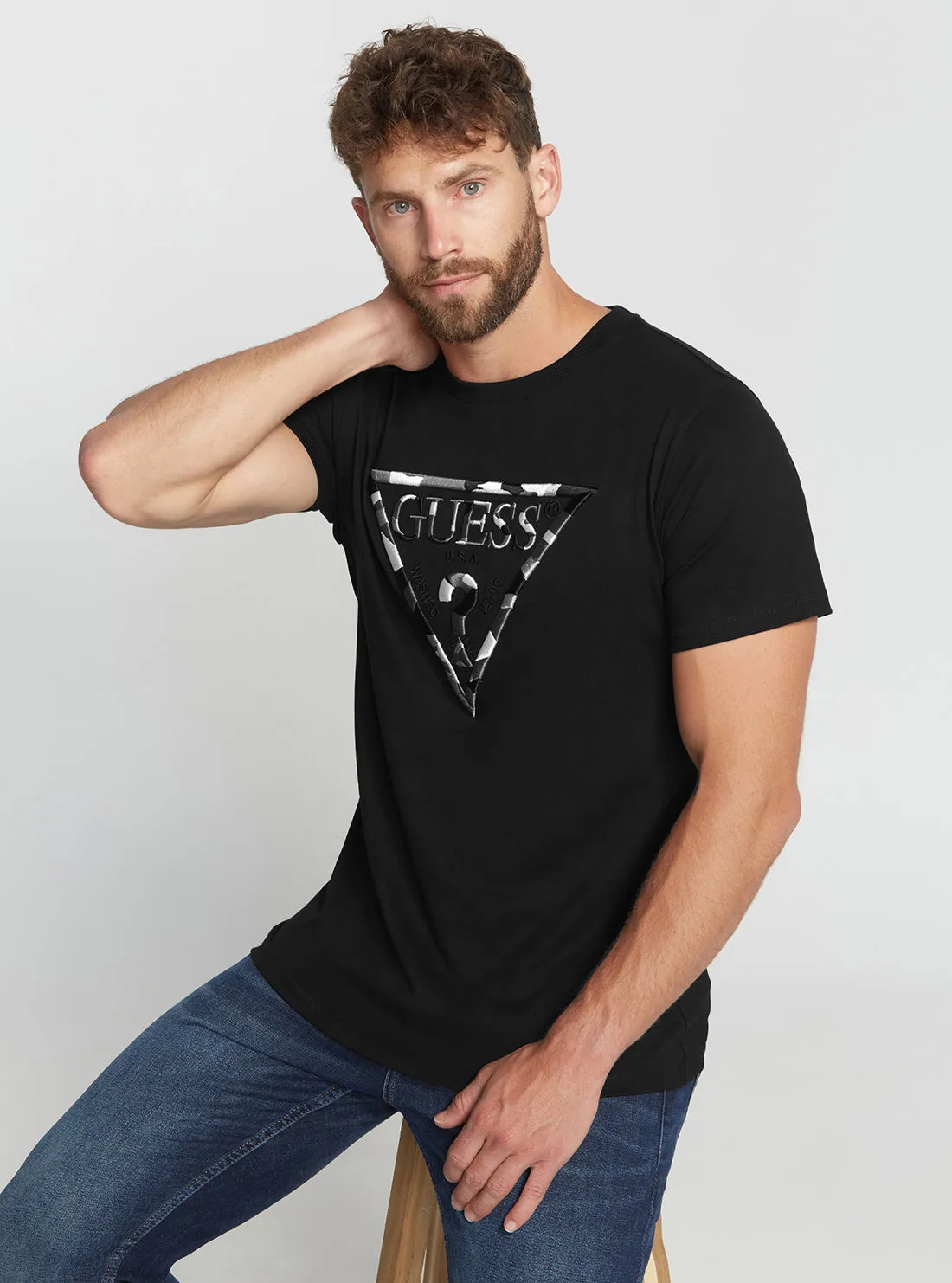 Eco Black Gad Logo T-Shirt