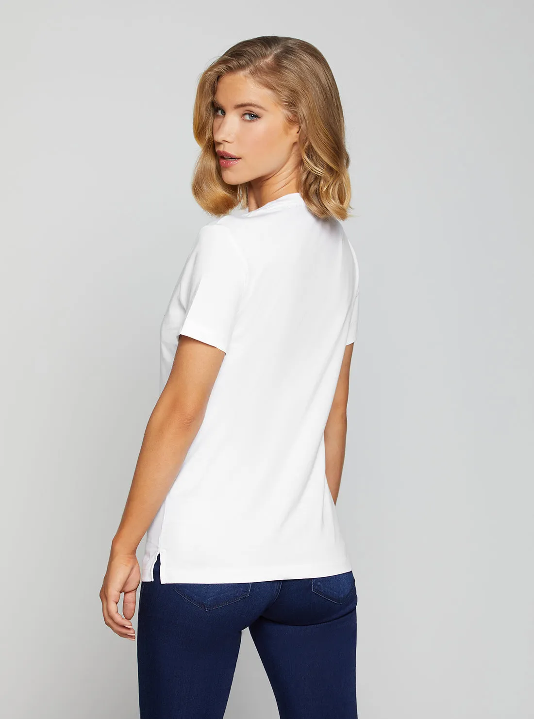 Eco White Icon Logo T-Shirt