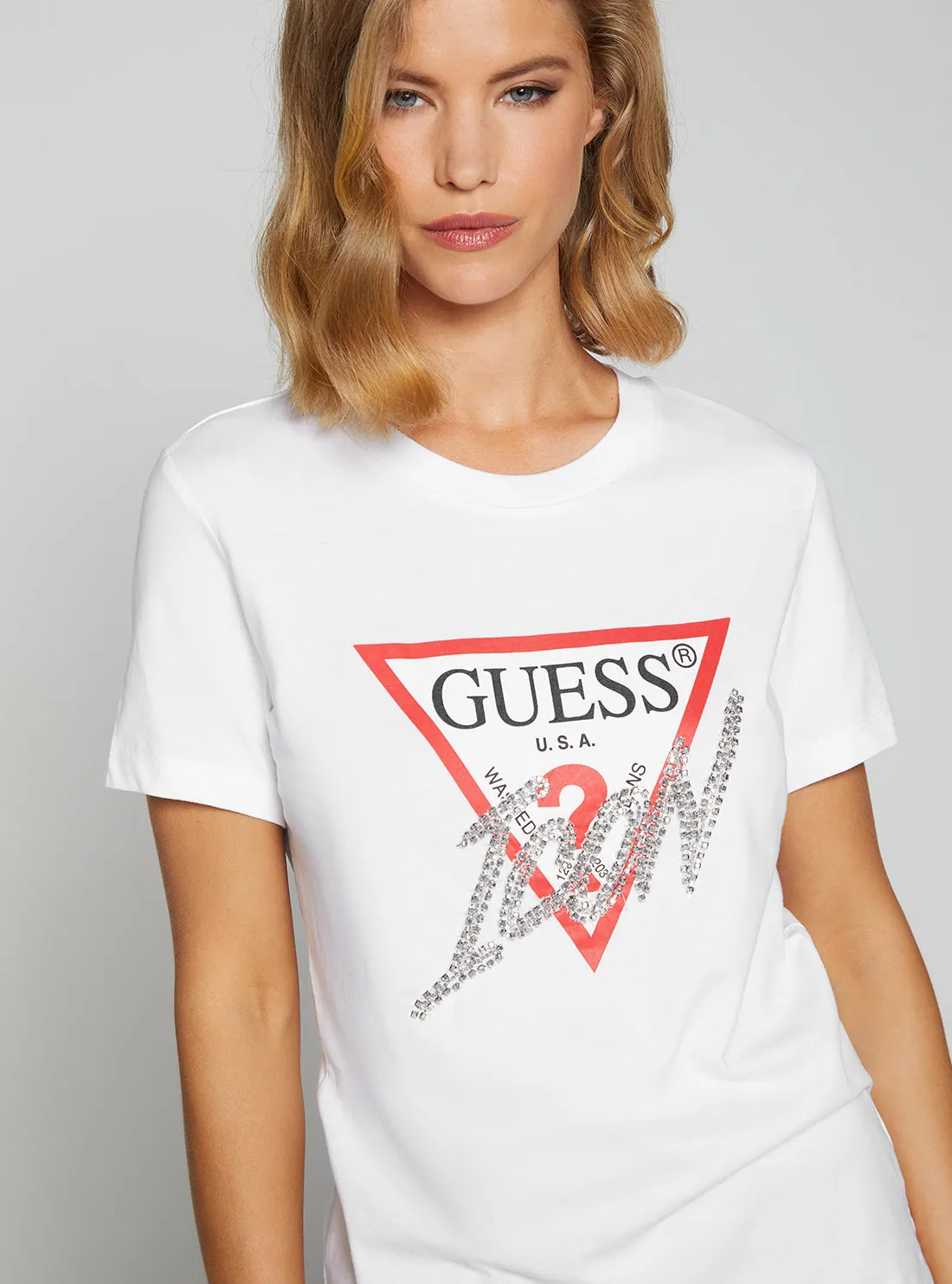 Eco White Icon Logo T-Shirt