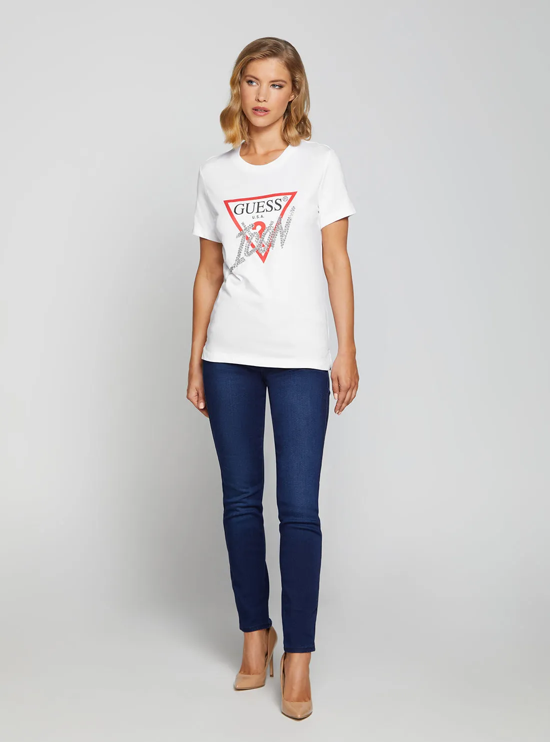 Eco White Icon Logo T-Shirt