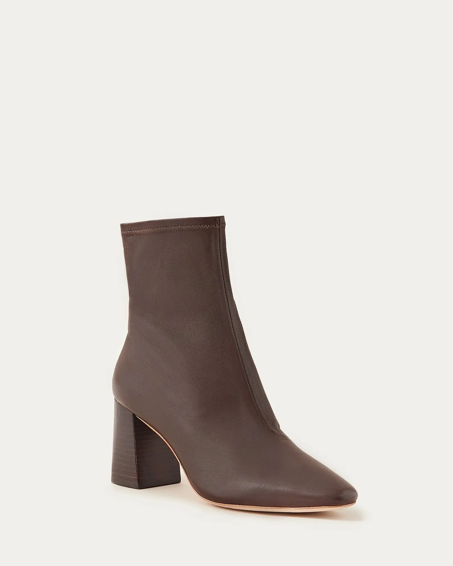 Elise Chocolate Stretch Bootie