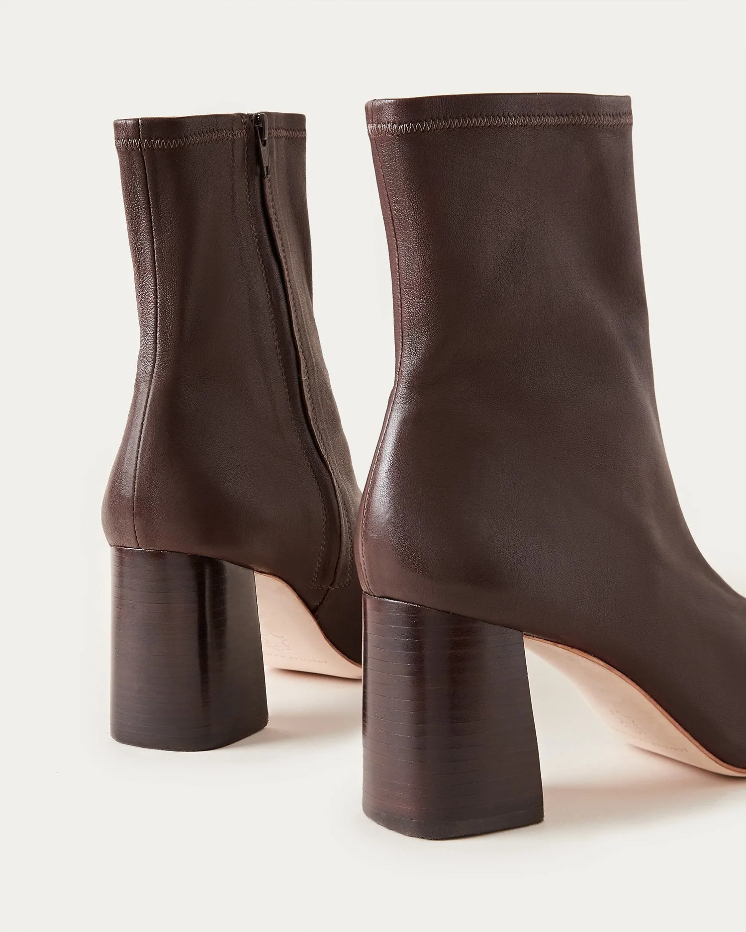 Elise Chocolate Stretch Bootie