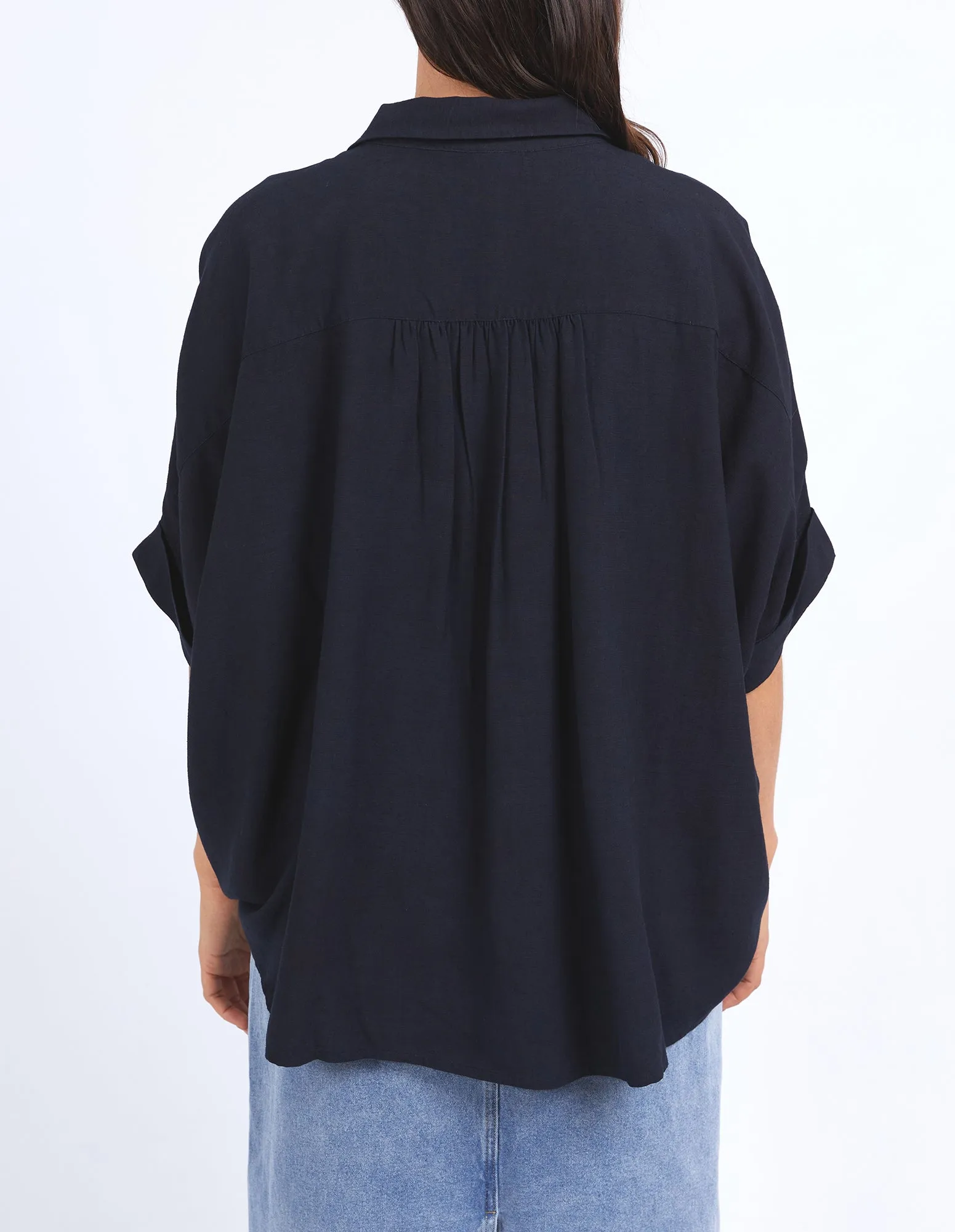 Elm Blaise Shirt Dark Sapphire
