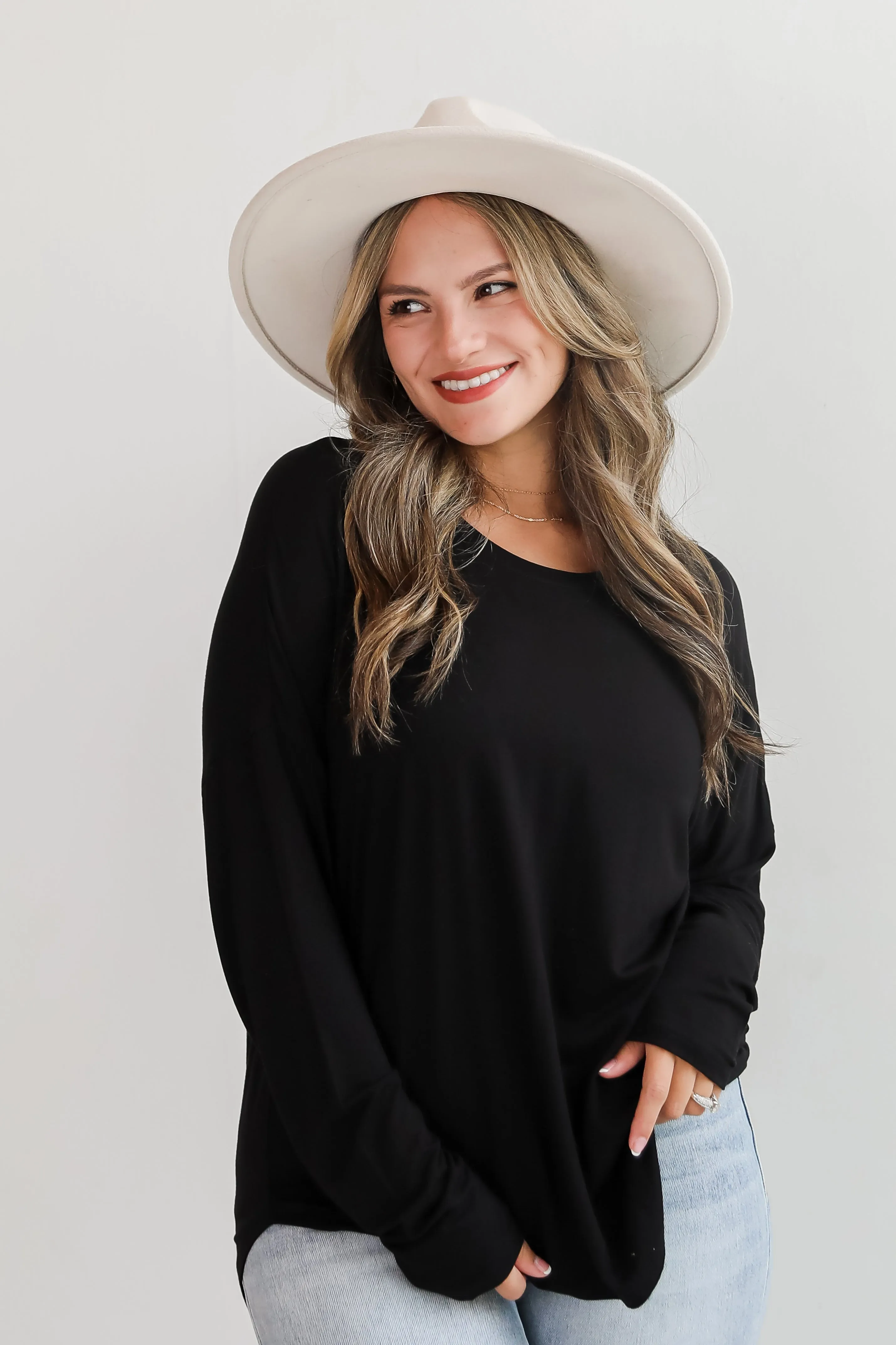 FINAL SALE - Callie Everyday Long Sleeve Tee - DU DEAL