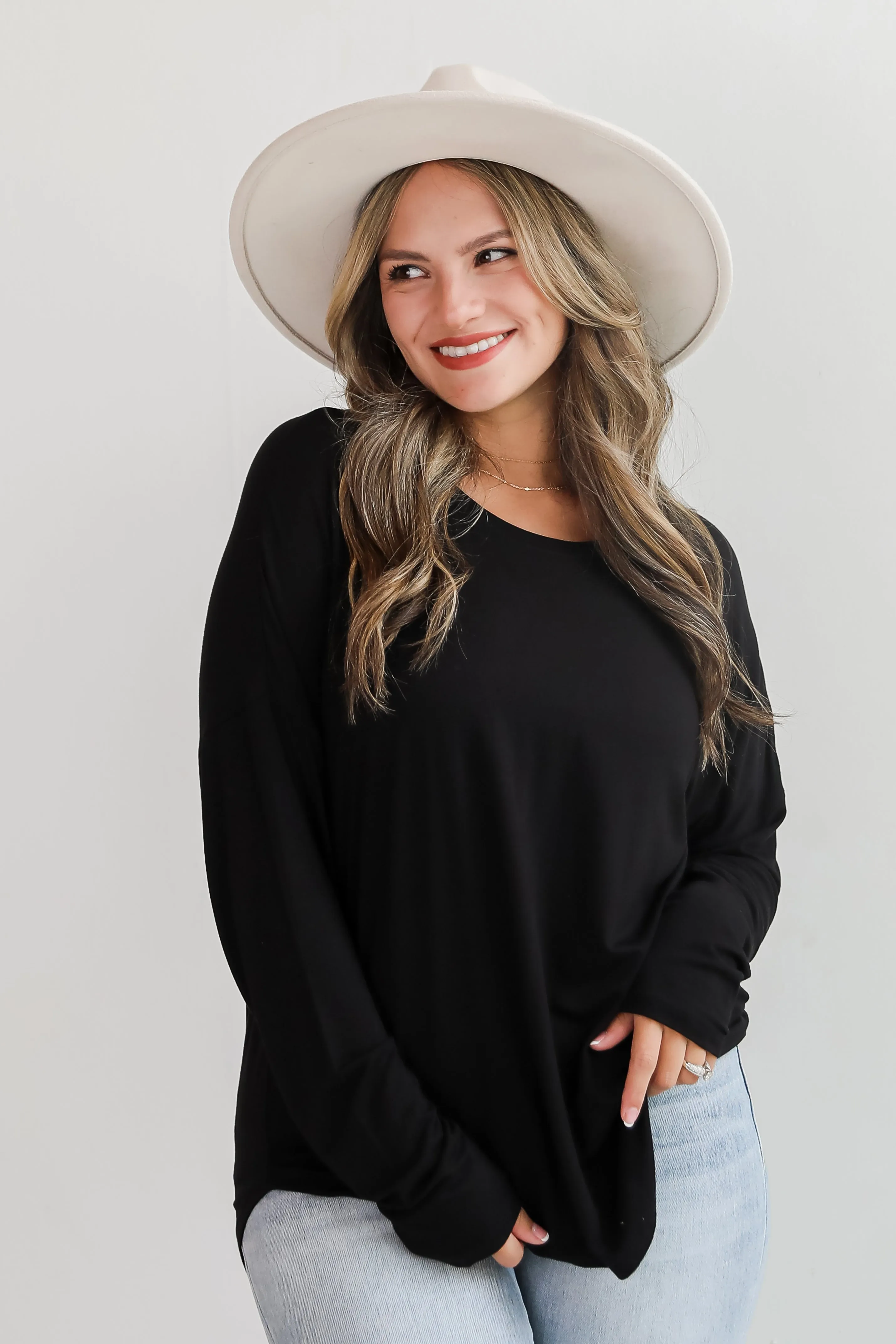 FINAL SALE - Callie Everyday Long Sleeve Tee - DU DEAL