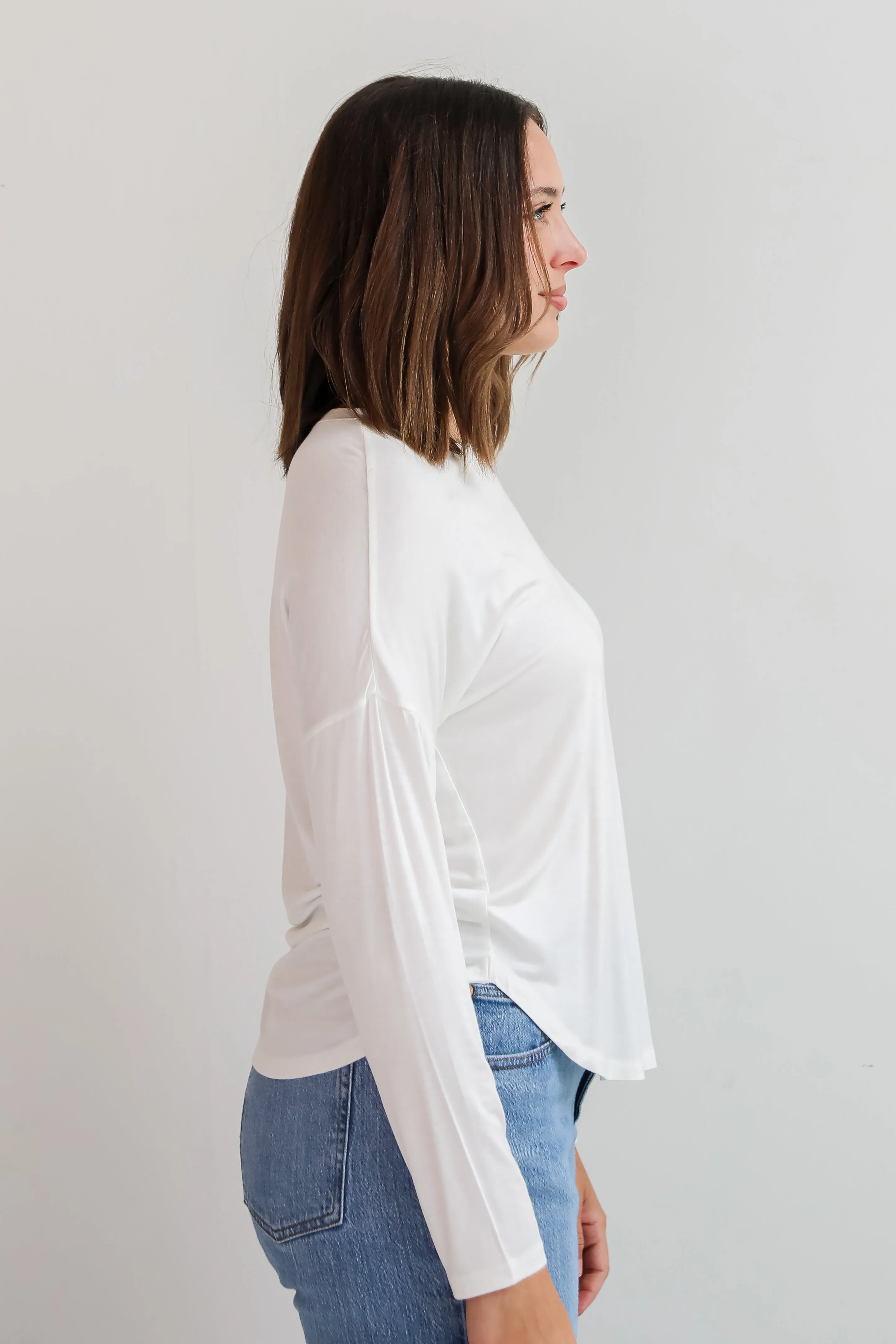 FINAL SALE - Callie Everyday Long Sleeve Tee - DU DEAL