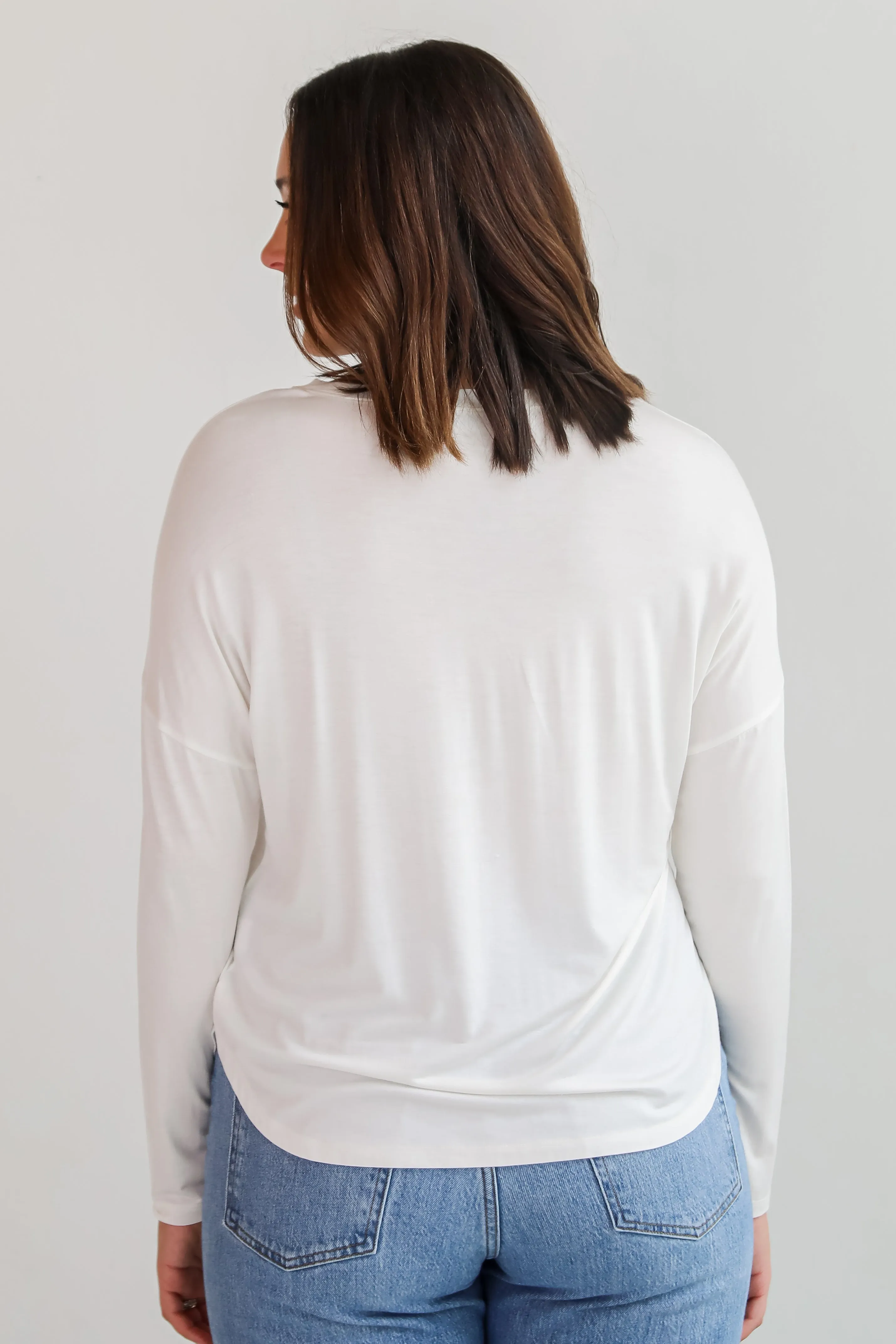 FINAL SALE - Callie Everyday Long Sleeve Tee - DU DEAL