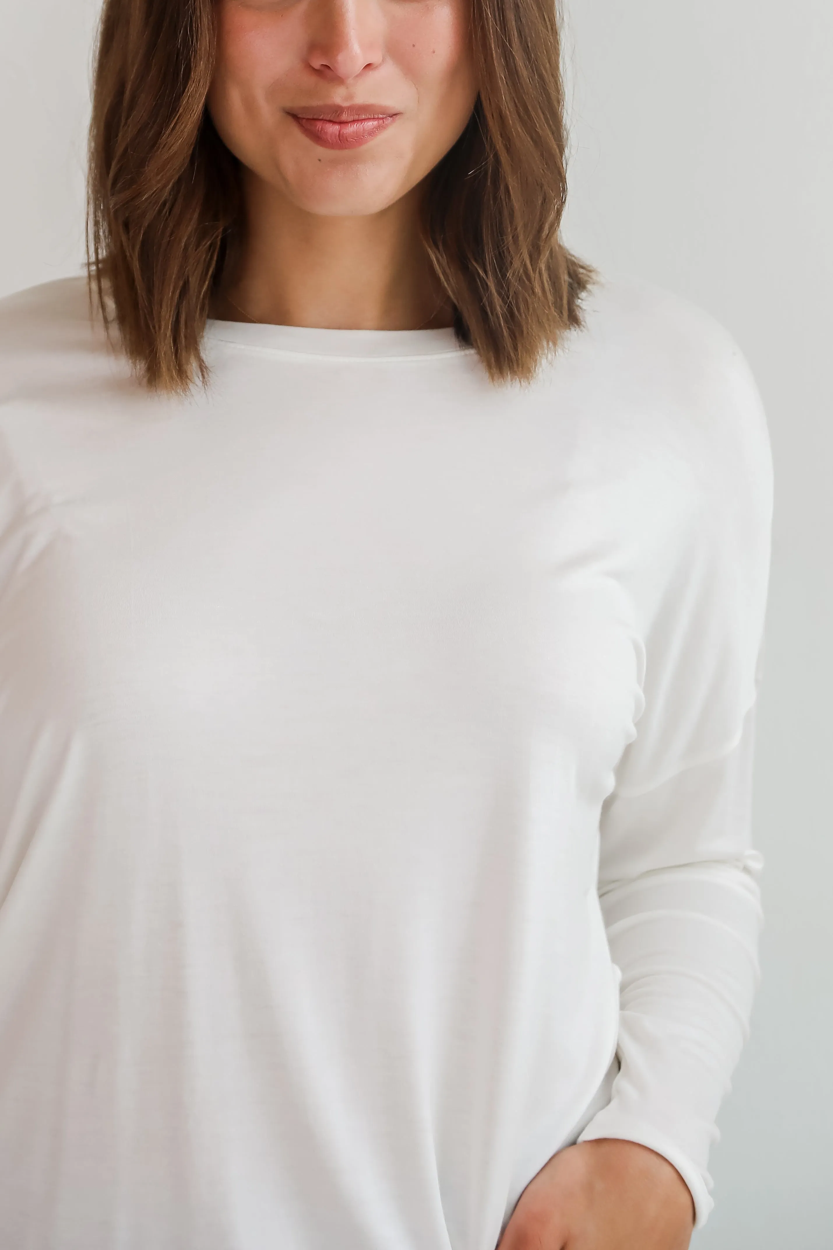 FINAL SALE - Callie Everyday Long Sleeve Tee - DU DEAL