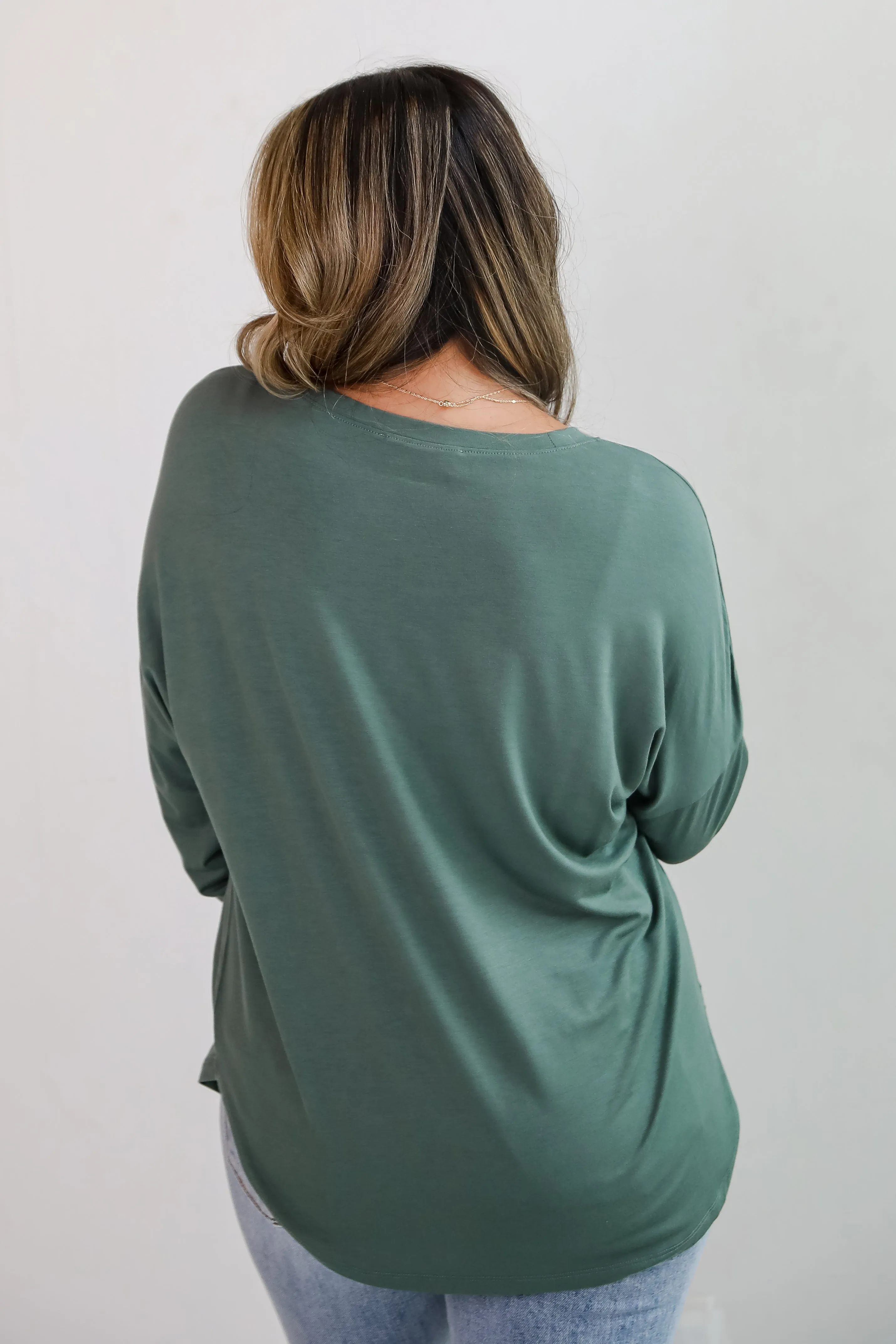 FINAL SALE - Callie Everyday Long Sleeve Tee - DU DEAL