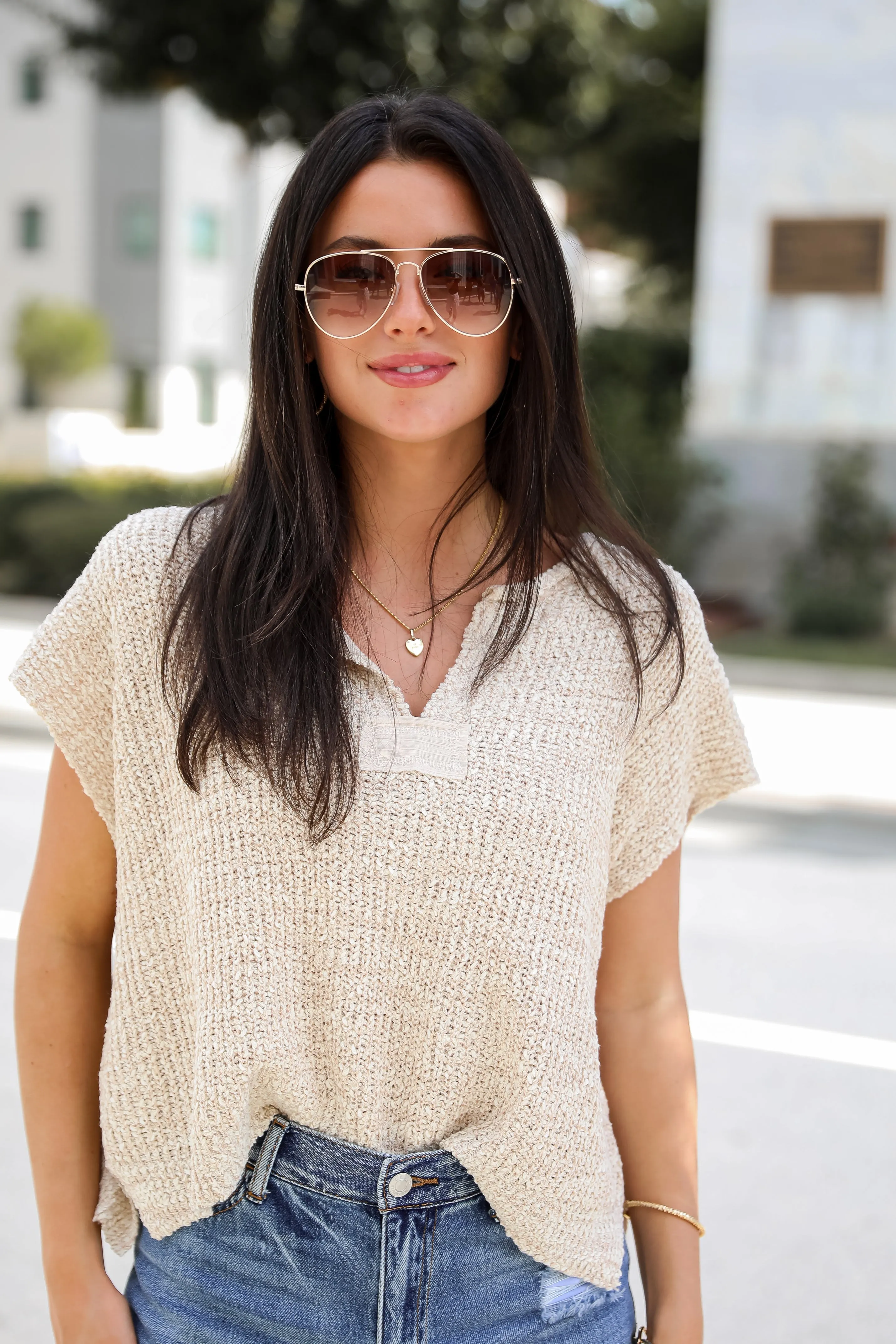 FINAL SALE - Cozy Stroll Sweater Top