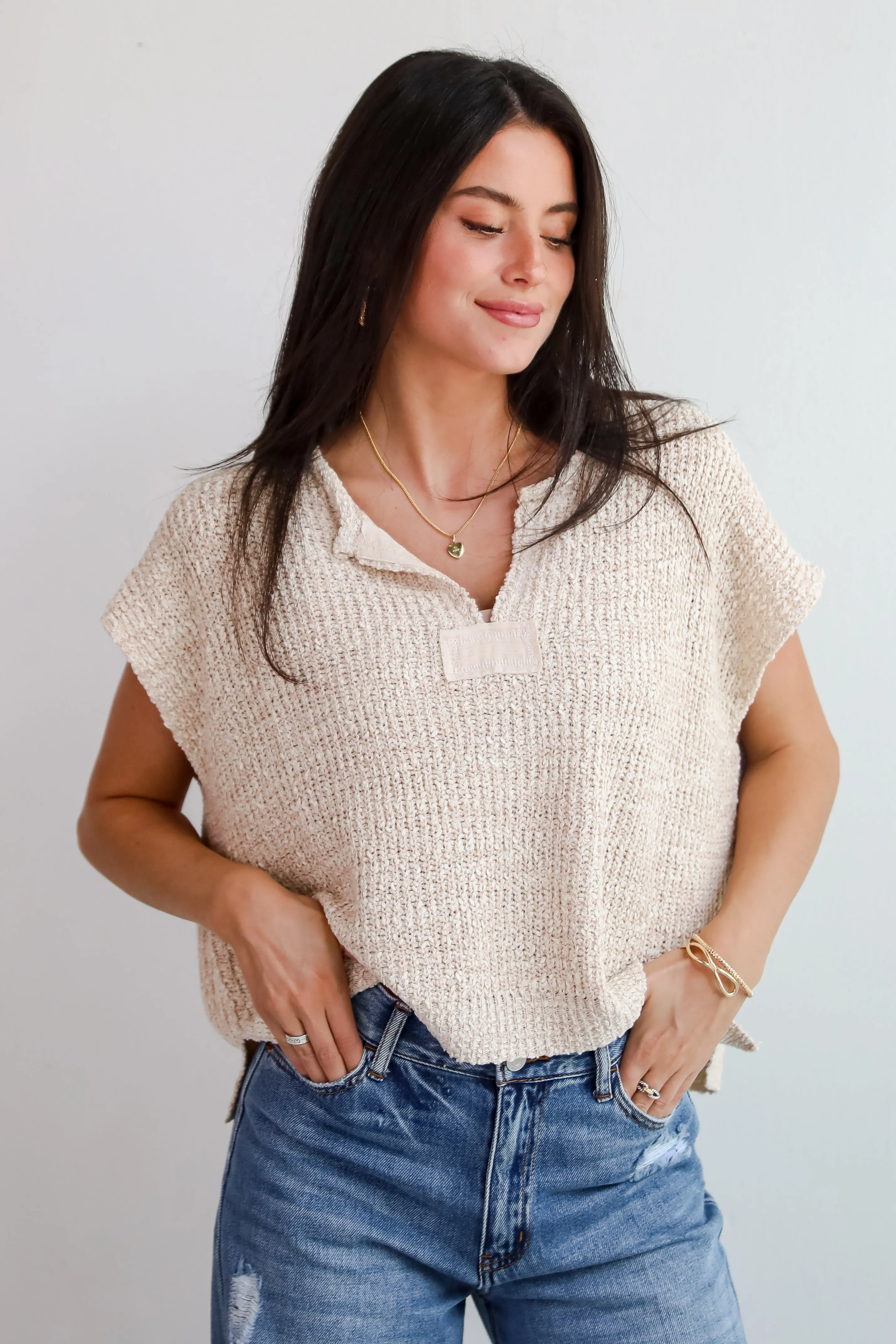 FINAL SALE - Cozy Stroll Sweater Top