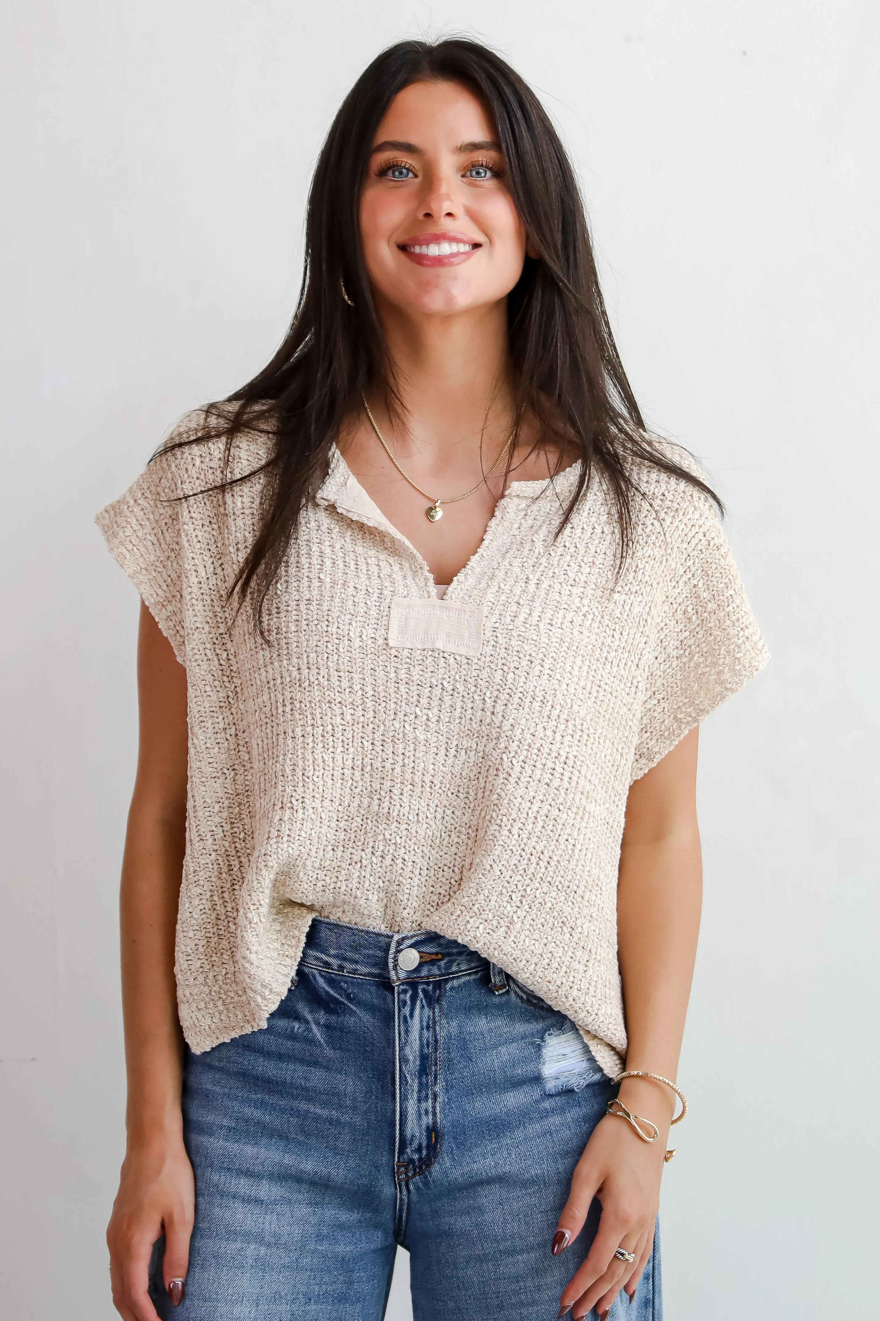 FINAL SALE - Cozy Stroll Sweater Top