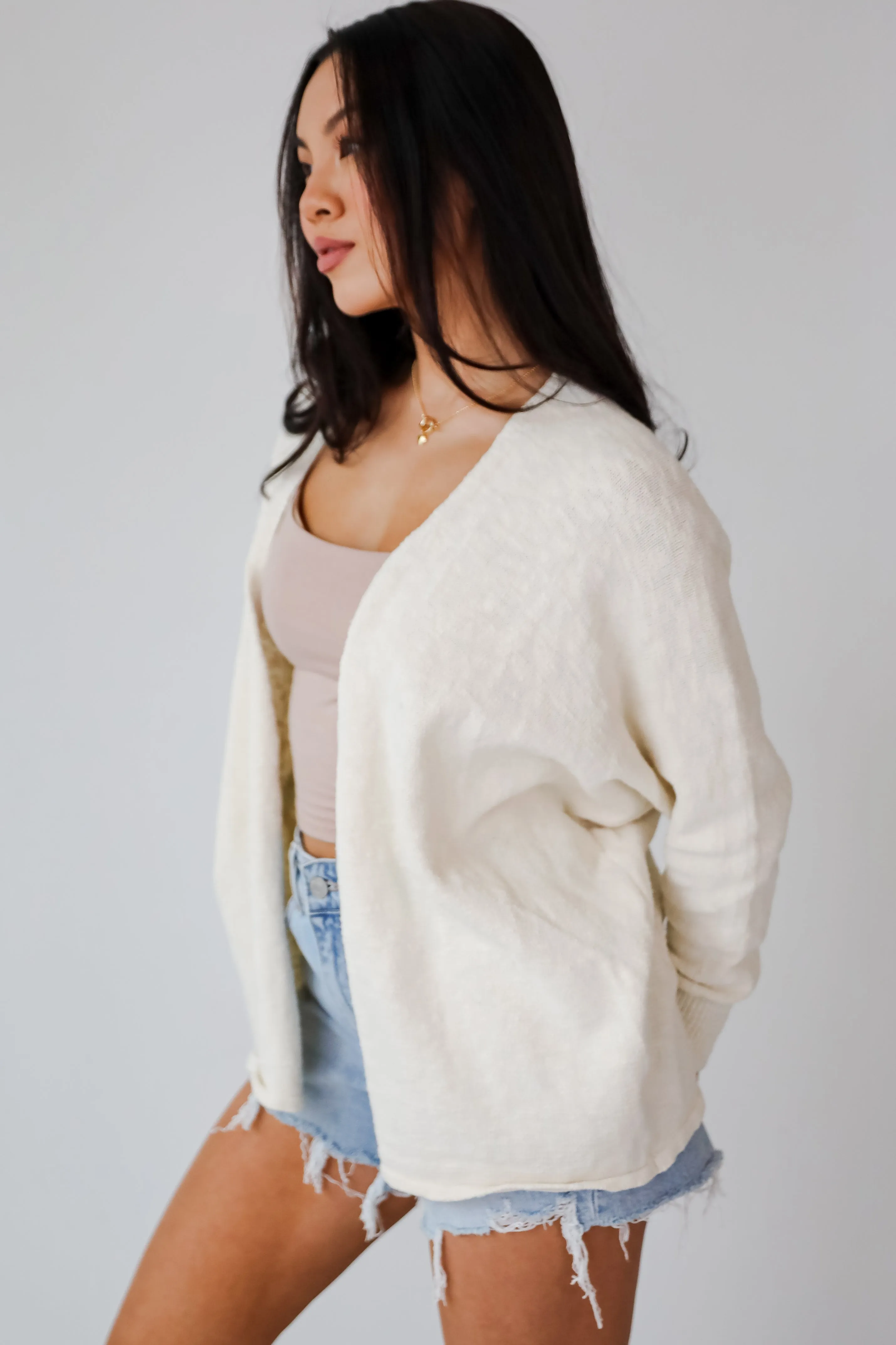 FINAL SALE - Easygoing Coziness Ivory Cardigan