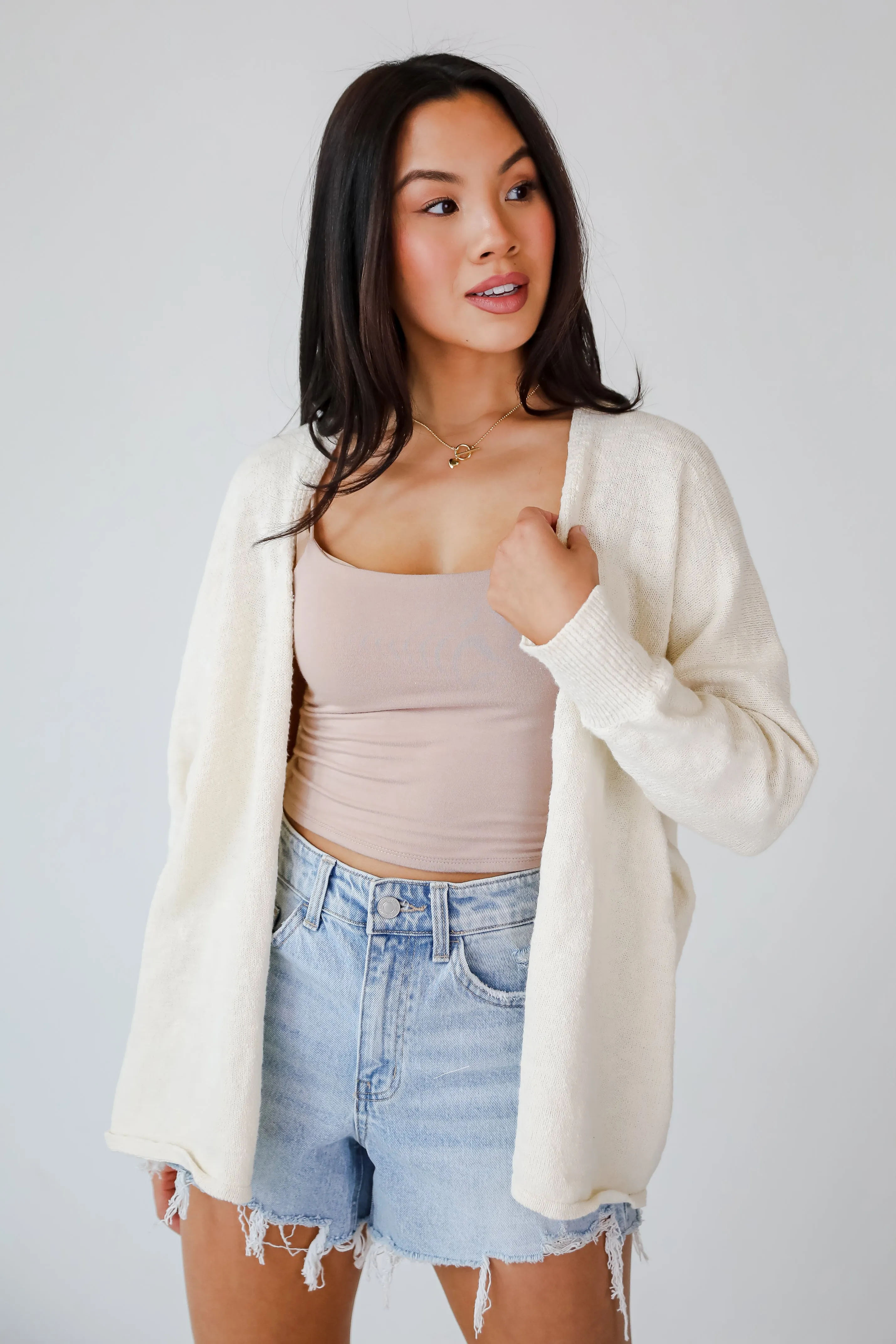 FINAL SALE - Easygoing Coziness Ivory Cardigan