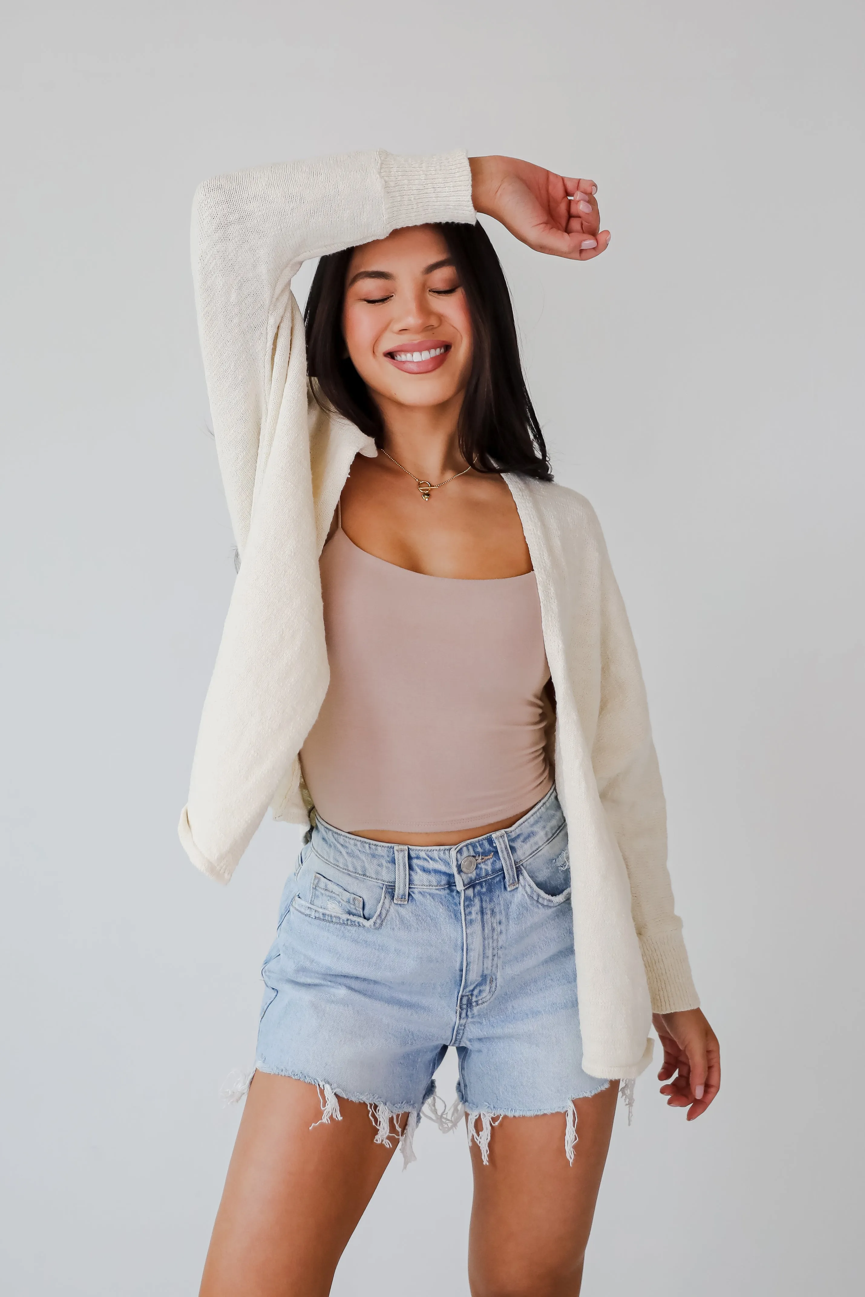 FINAL SALE - Easygoing Coziness Ivory Cardigan