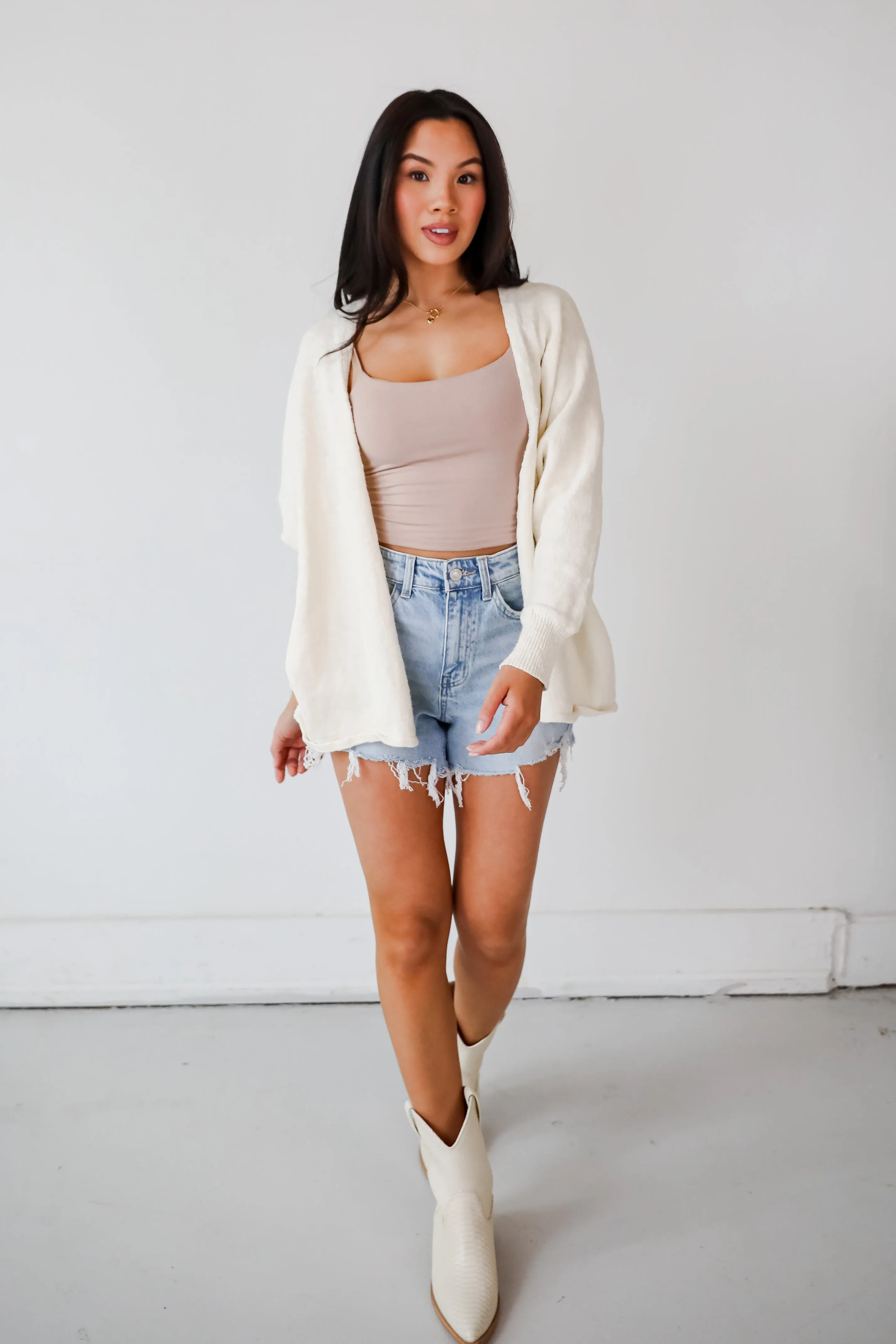 FINAL SALE - Easygoing Coziness Ivory Cardigan