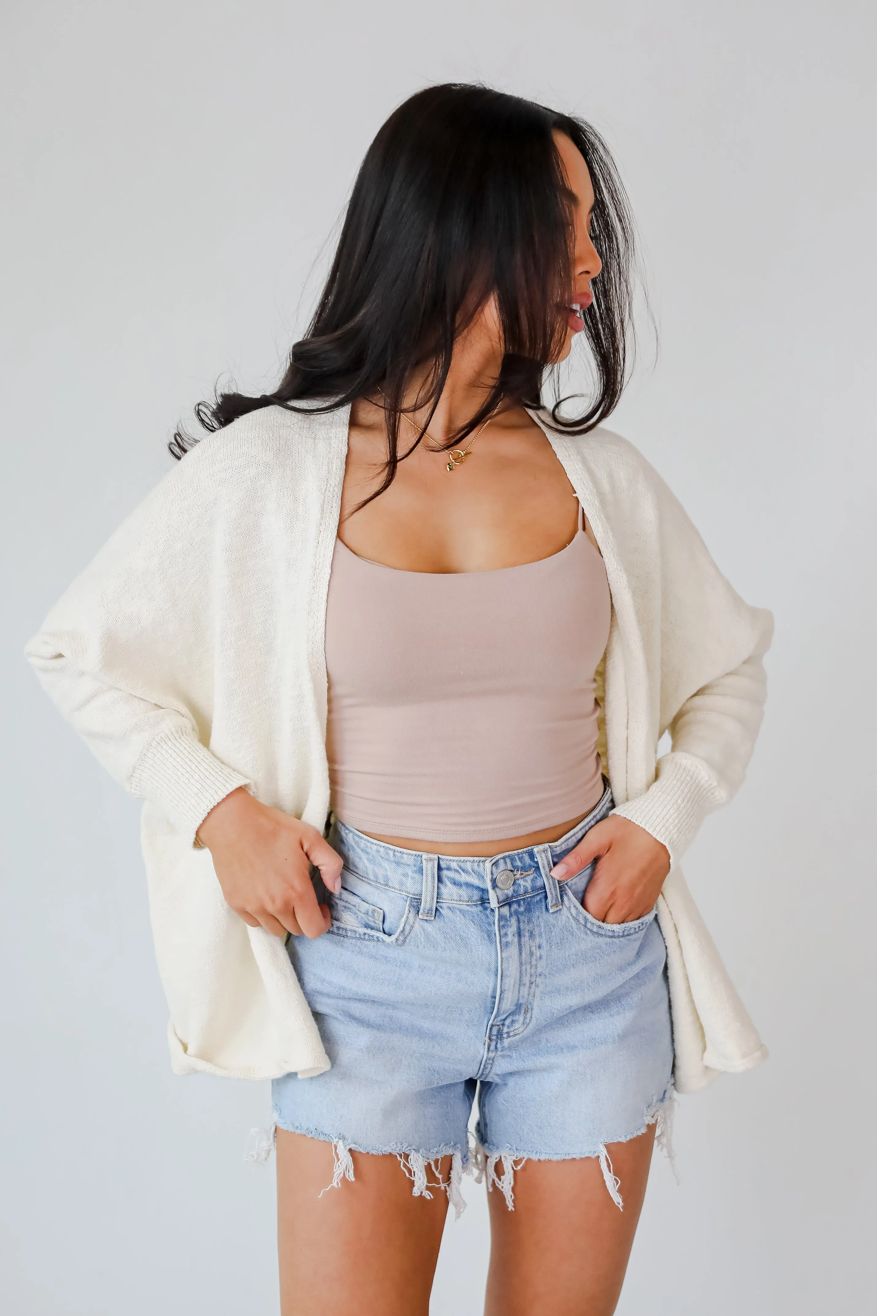 FINAL SALE - Easygoing Coziness Ivory Cardigan